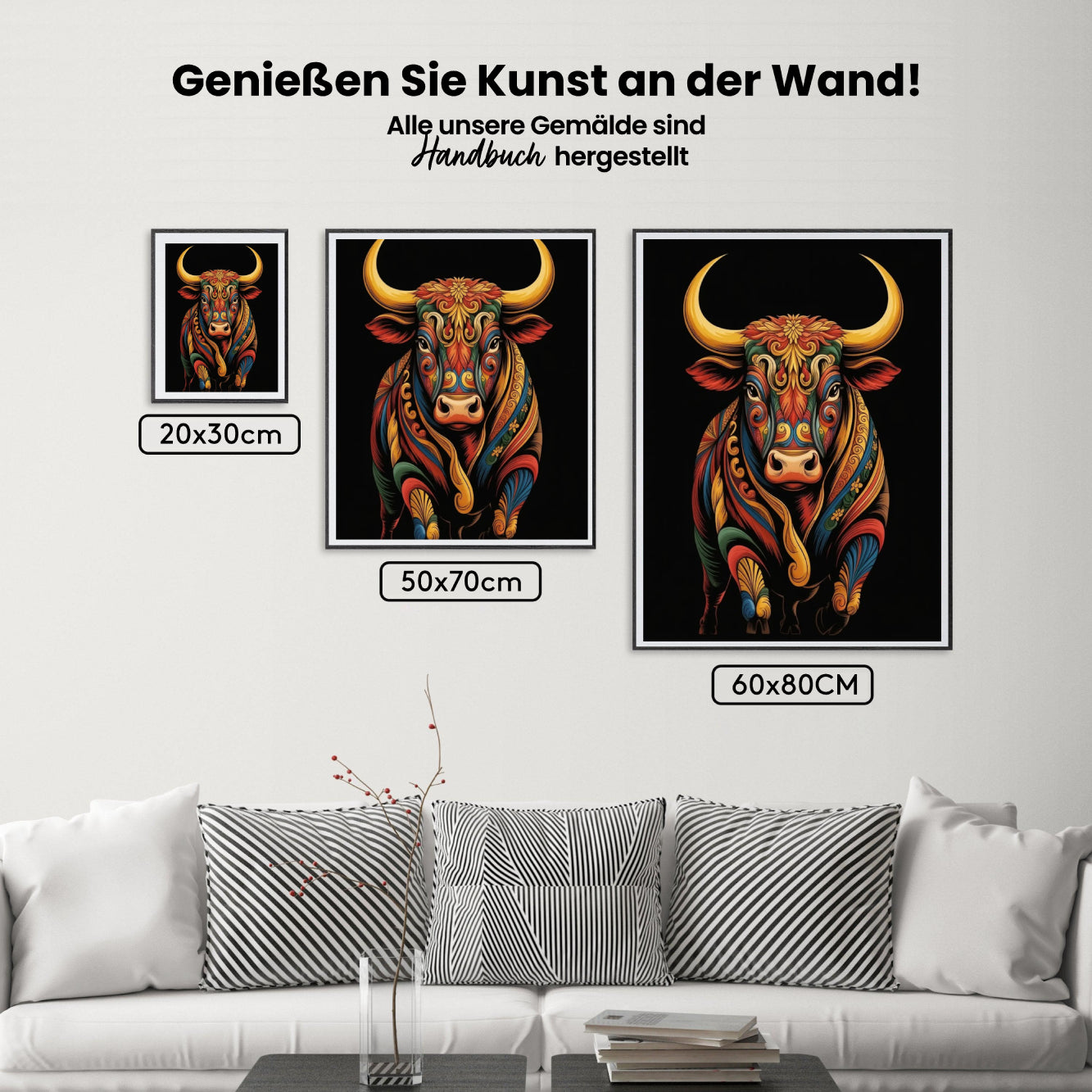 Måla efter siffror - Stjärntecken - Oxen