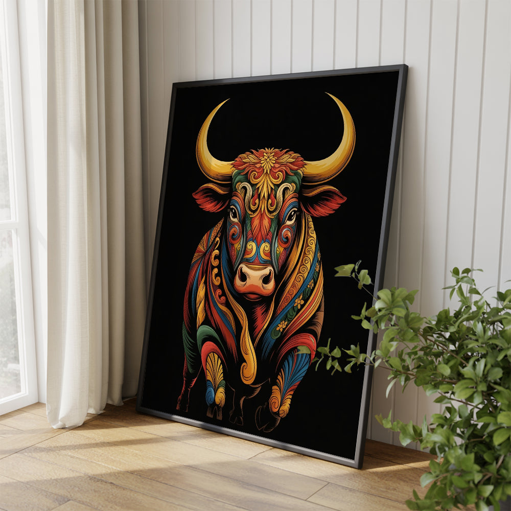 Måla efter siffror - Stjärntecken - Oxen