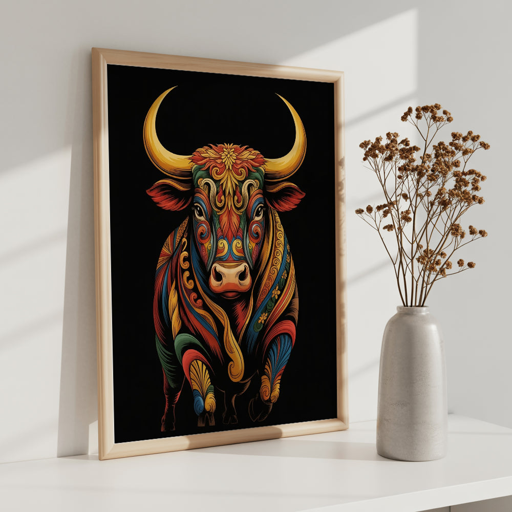 Måla efter siffror - Stjärntecken - Oxen