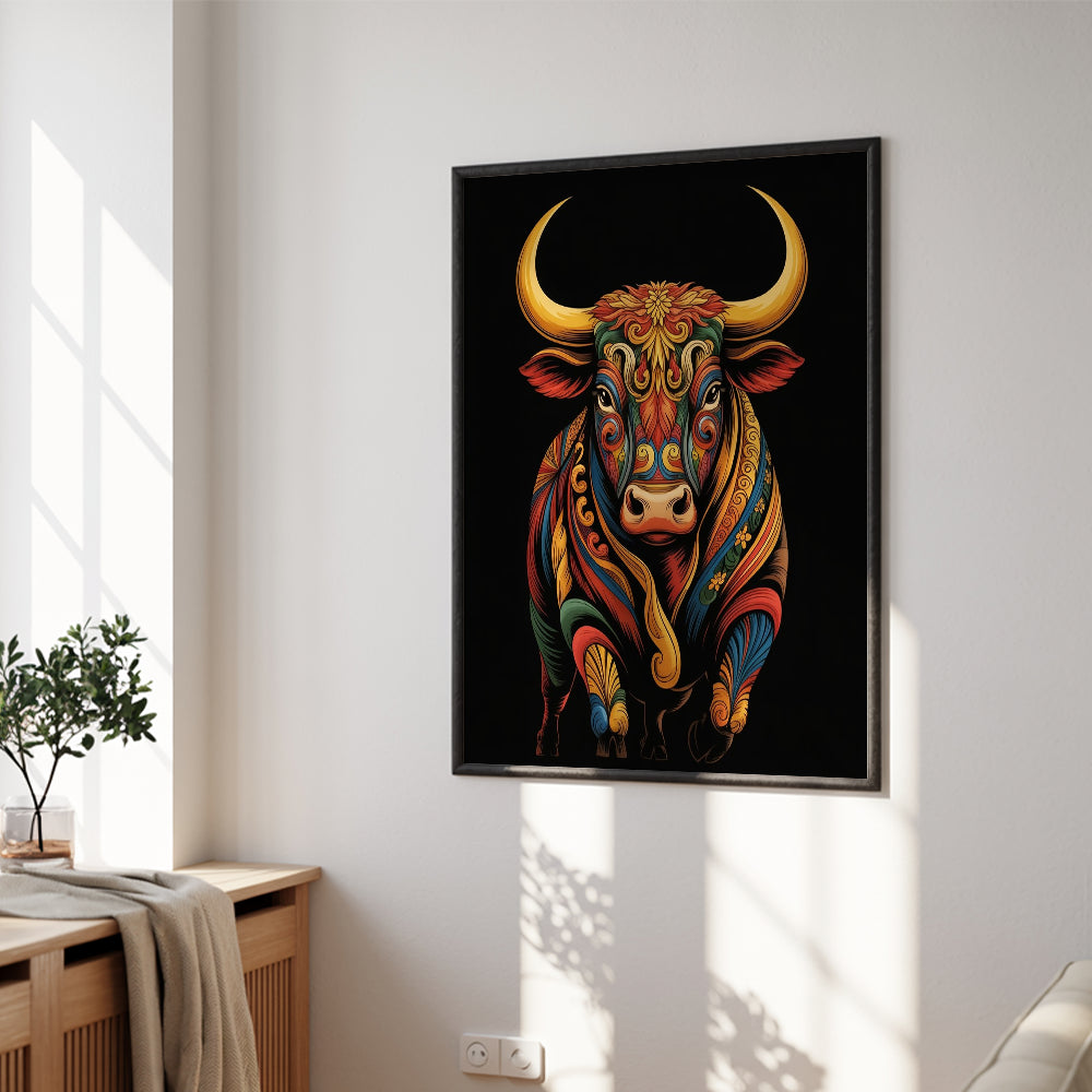 Måla efter siffror - Stjärntecken - Oxen