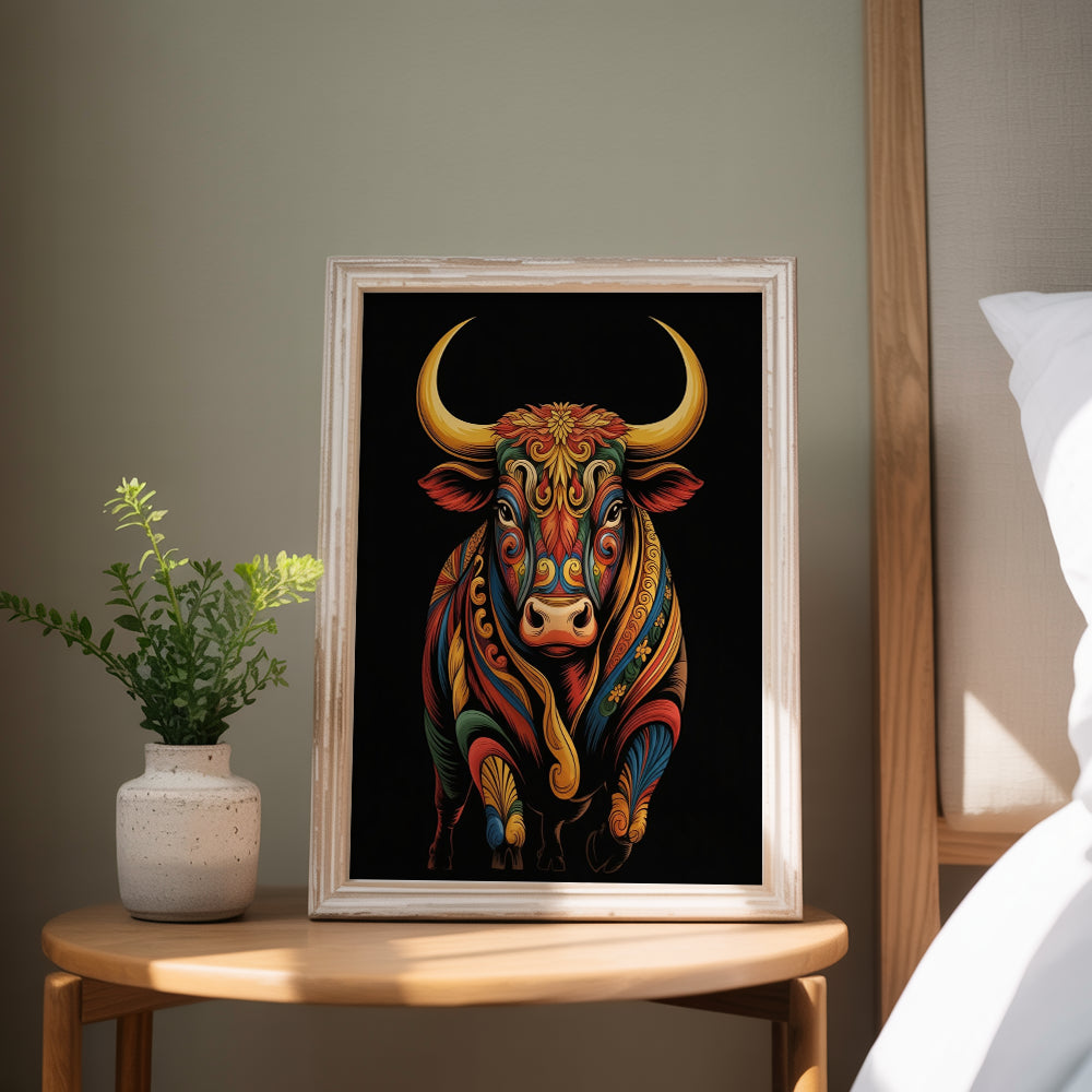 Måla efter siffror - Stjärntecken - Oxen