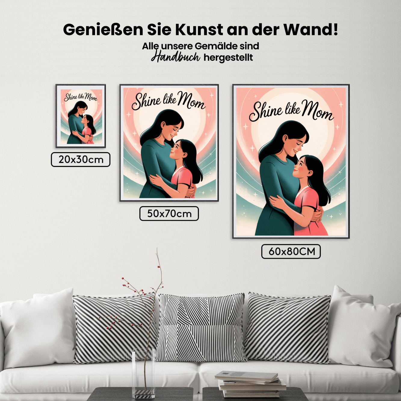 Måla efter siffror - Lys som mamma