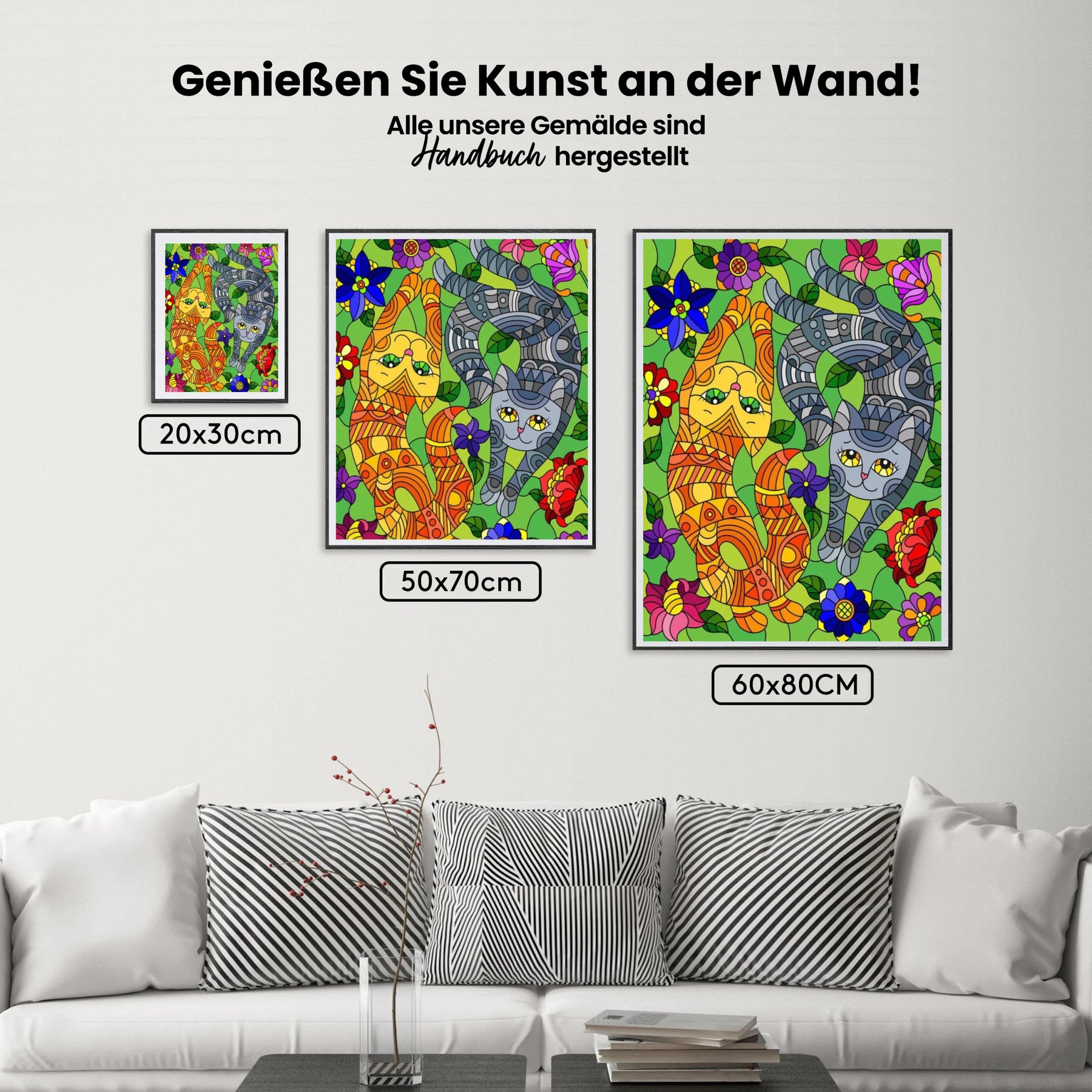 Malen nach Zahlen - Verspielte Kätzchen