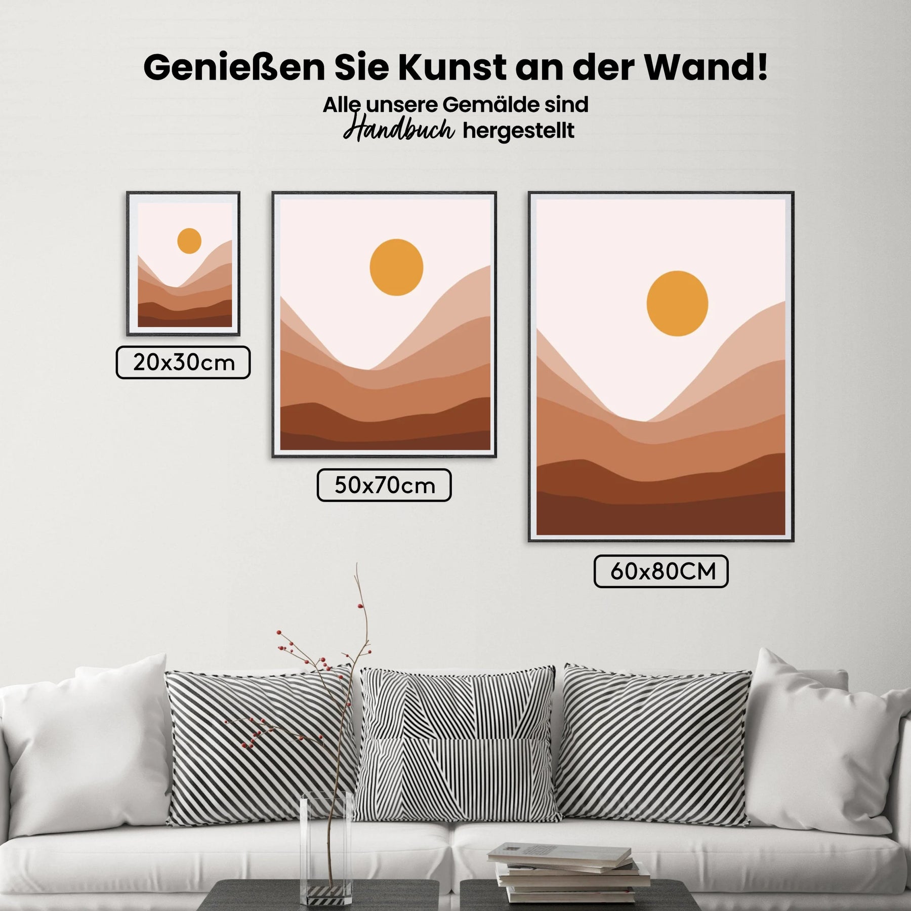 Malen nach Zahlen – Abstrakte Landschaft – 2