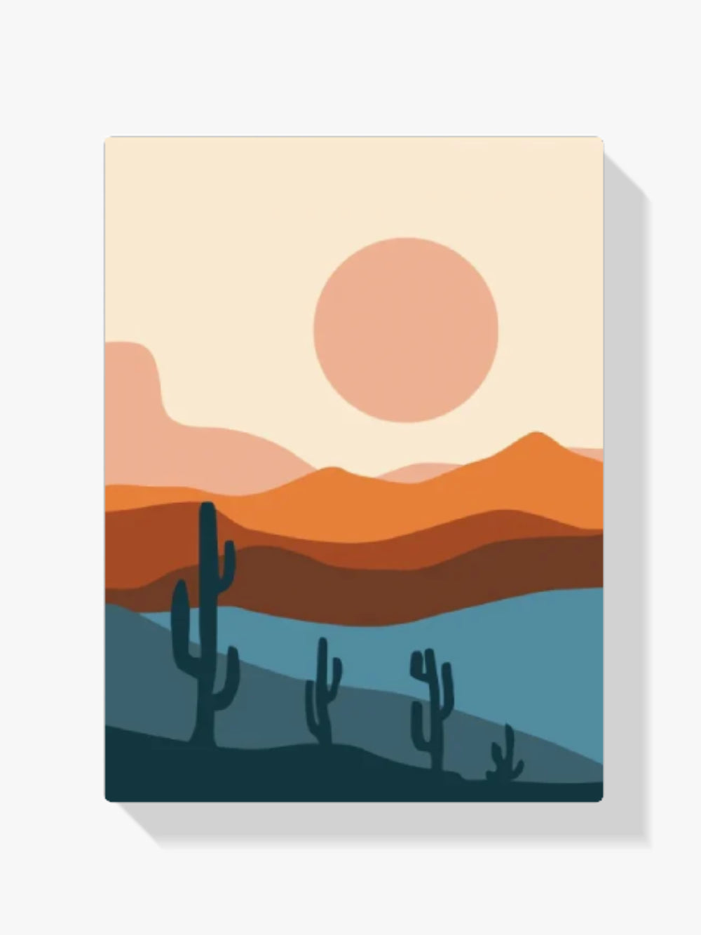 Malen nach Zahlen – Abstrakte Landschaft – 5