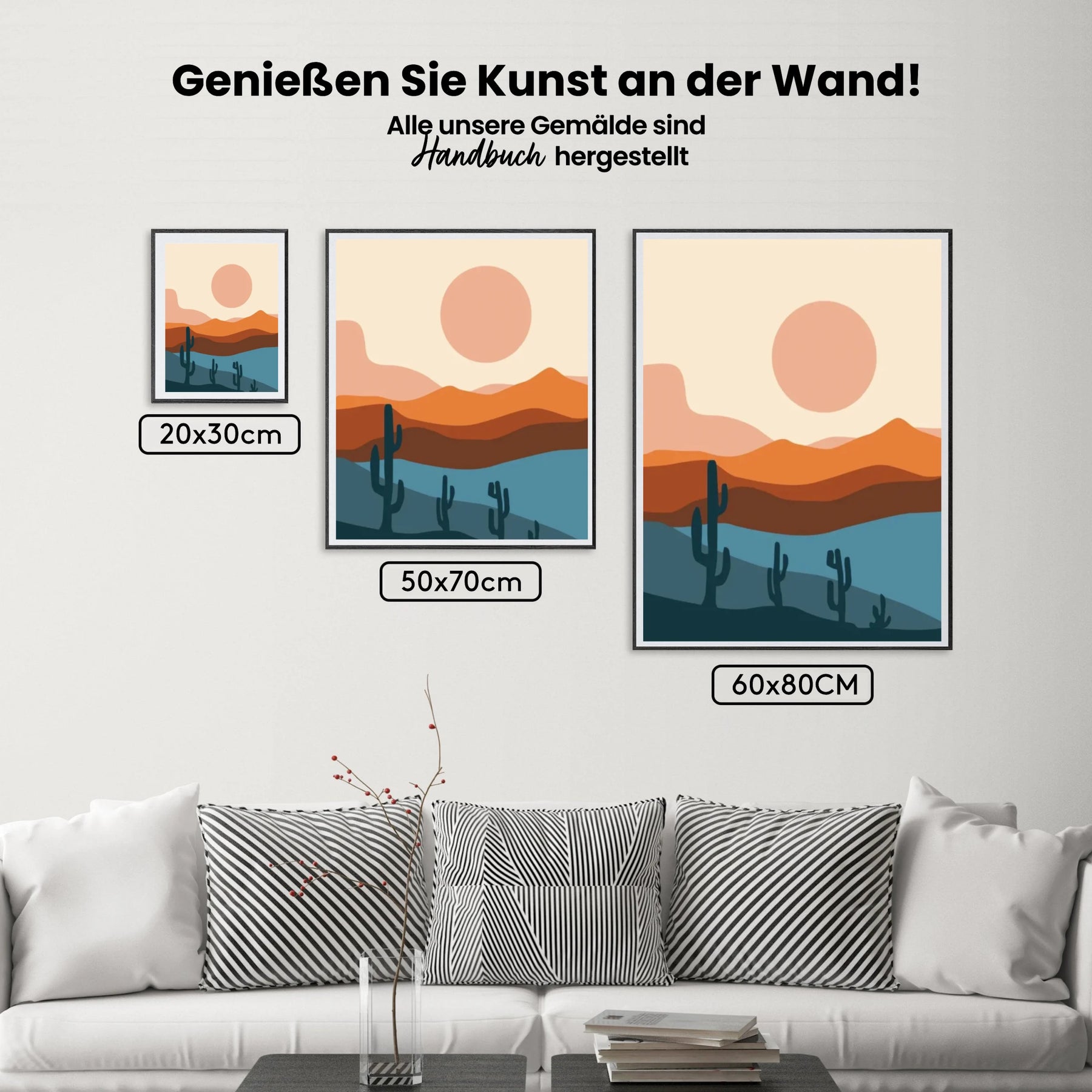 Malen nach Zahlen – Abstrakte Landschaft – 5