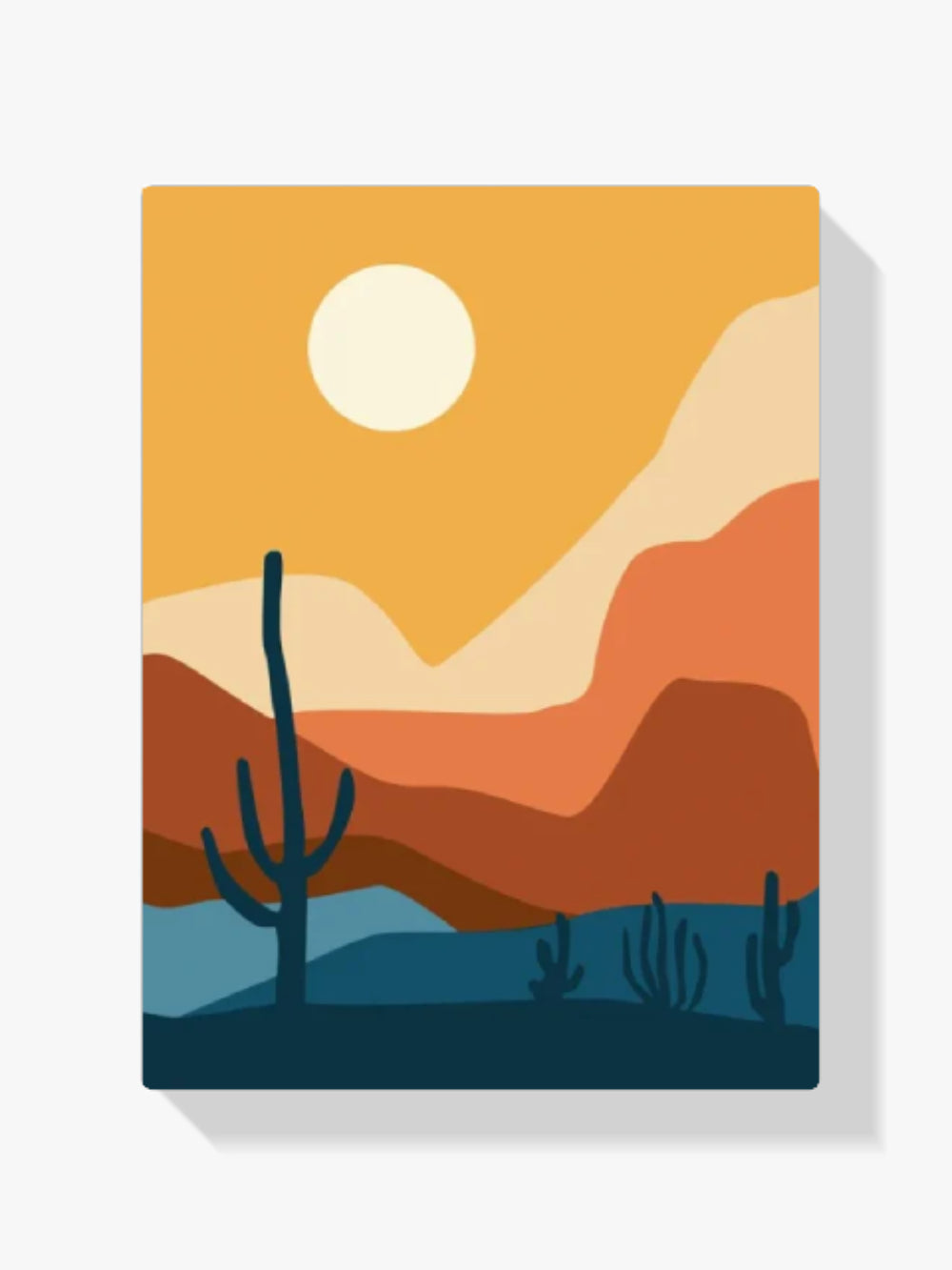 Malen nach Zahlen – Abstrakte Landschaft – 7