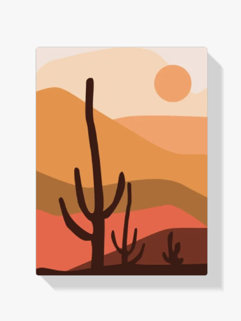 Malen nach Zahlen – Abstrakte Landschaft – 8