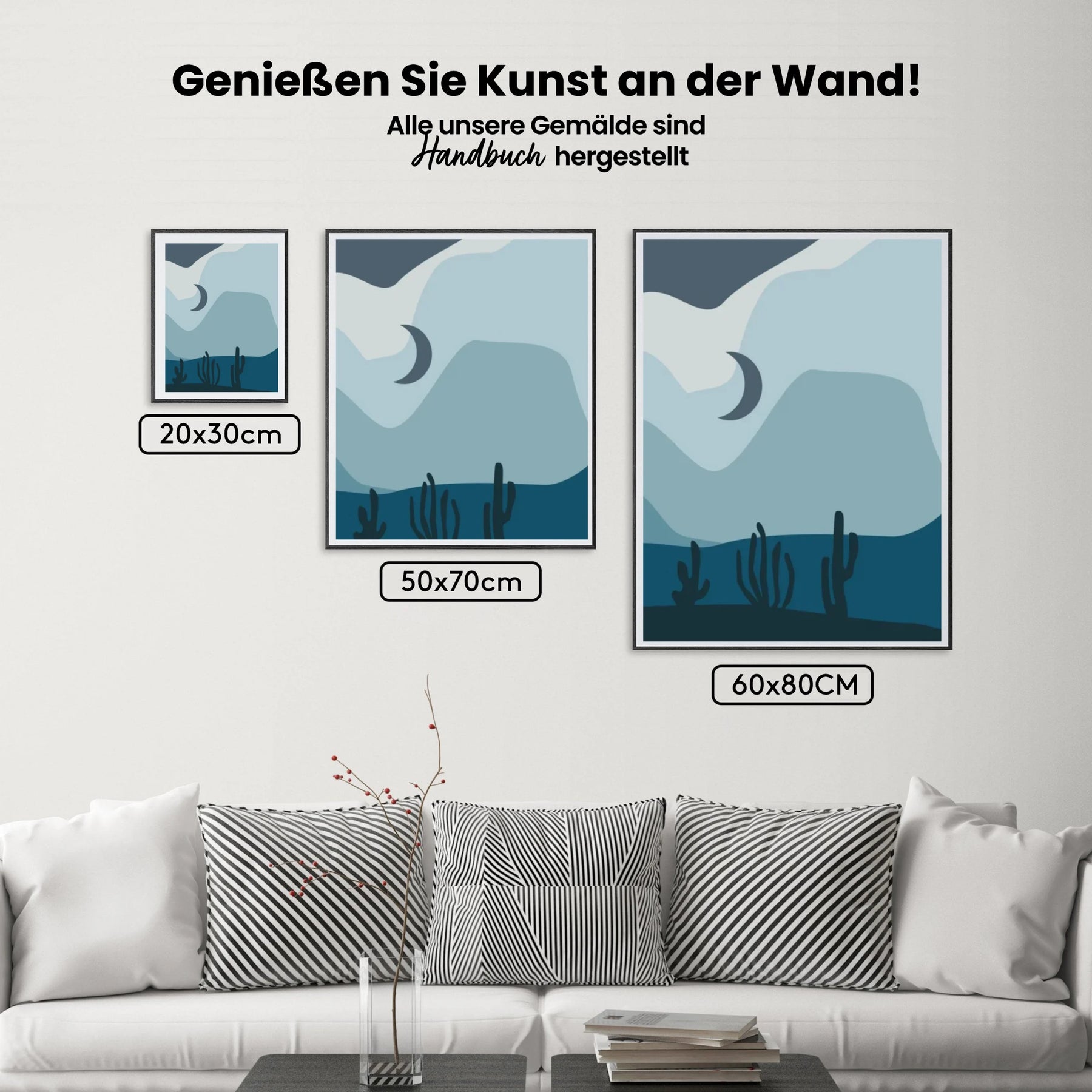 Malen nach Zahlen – Abstrakte Landschaft – 9
