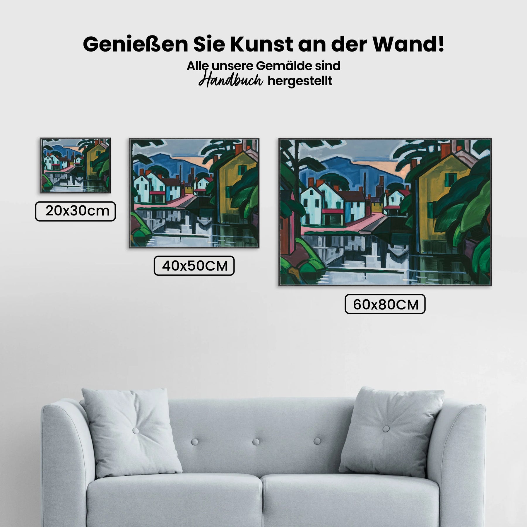 Malen nach Zahlen – Alter Kanalhafen