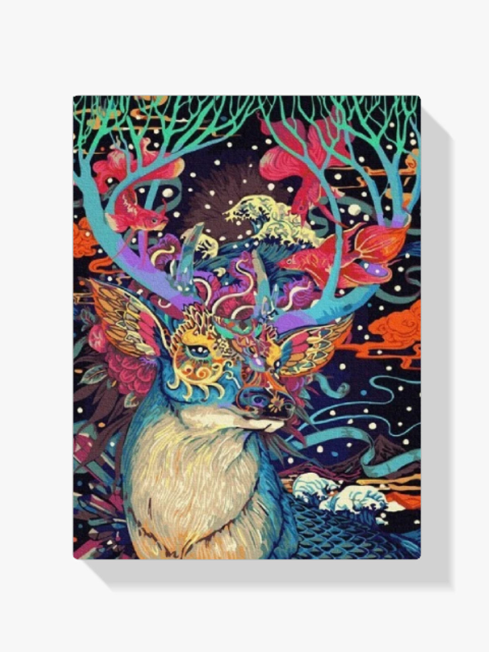 Malen nach Zahlen – Anmutige Hirsche