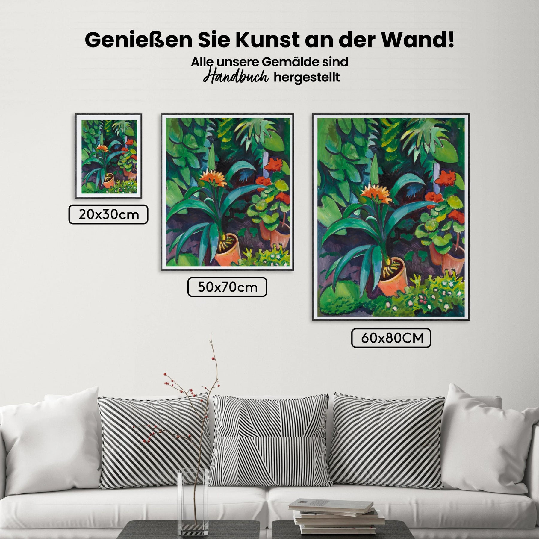 Malen nach Zahlen – Blumen im Garten