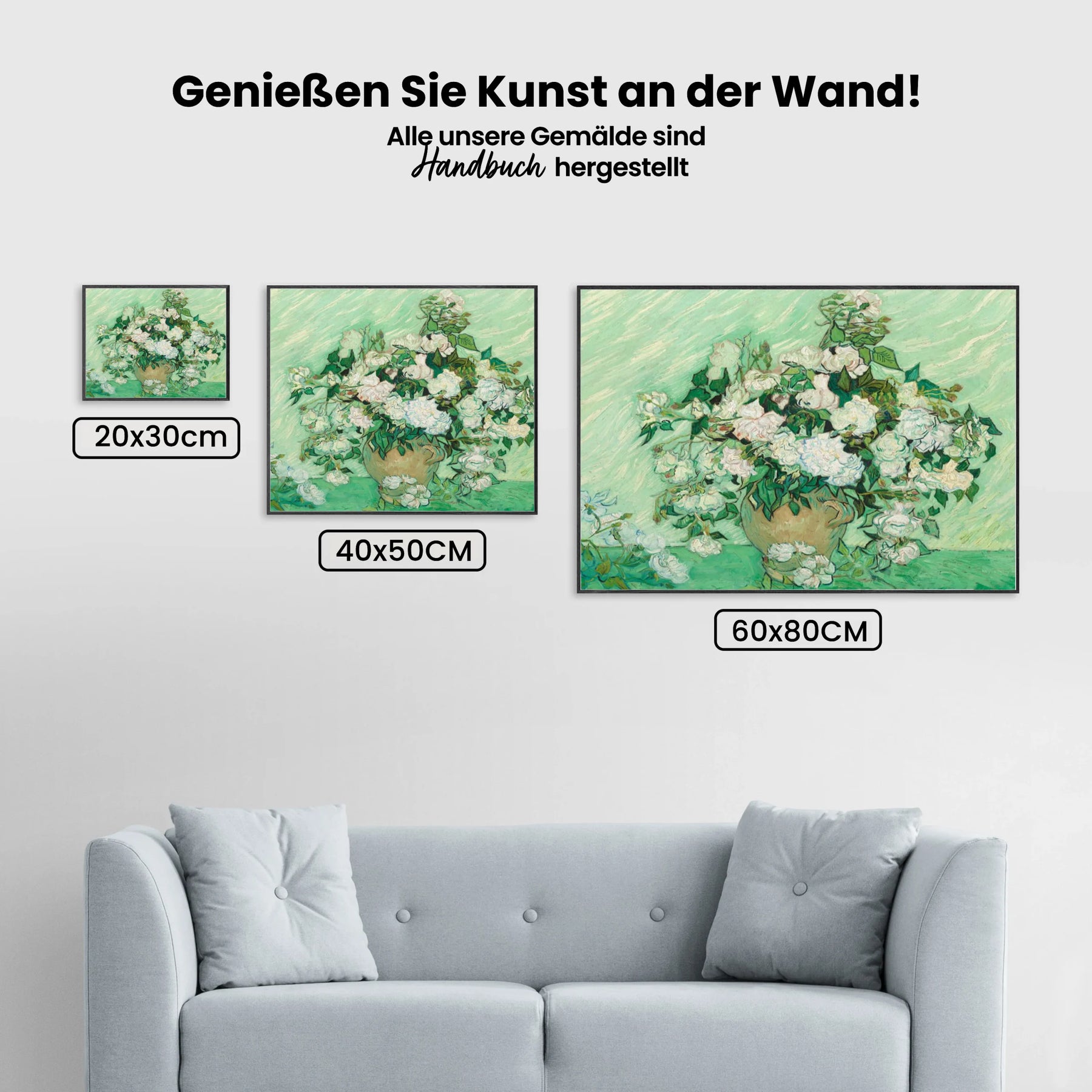 Malen nach Zahlen – Blumen in bin Van Gogh