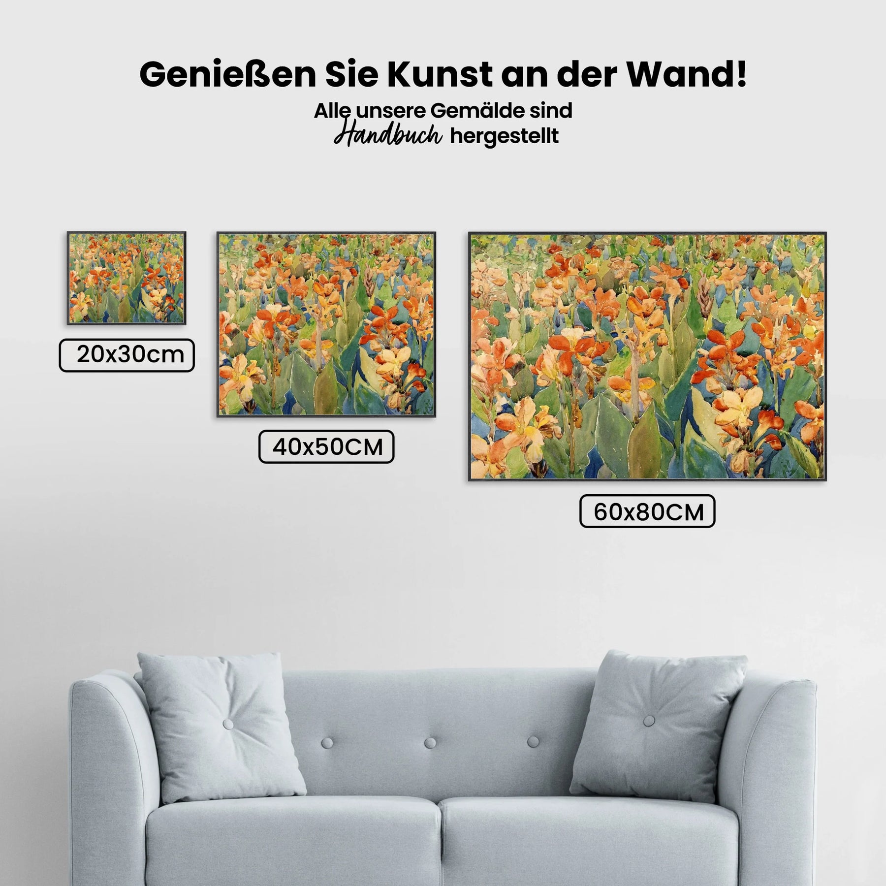 Malen nach Zahlen – Blumenbeet