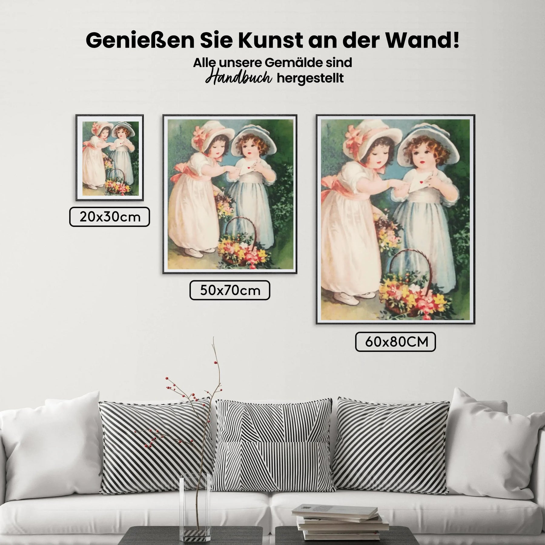 Malen nach Zahlen – Blumenmädchen