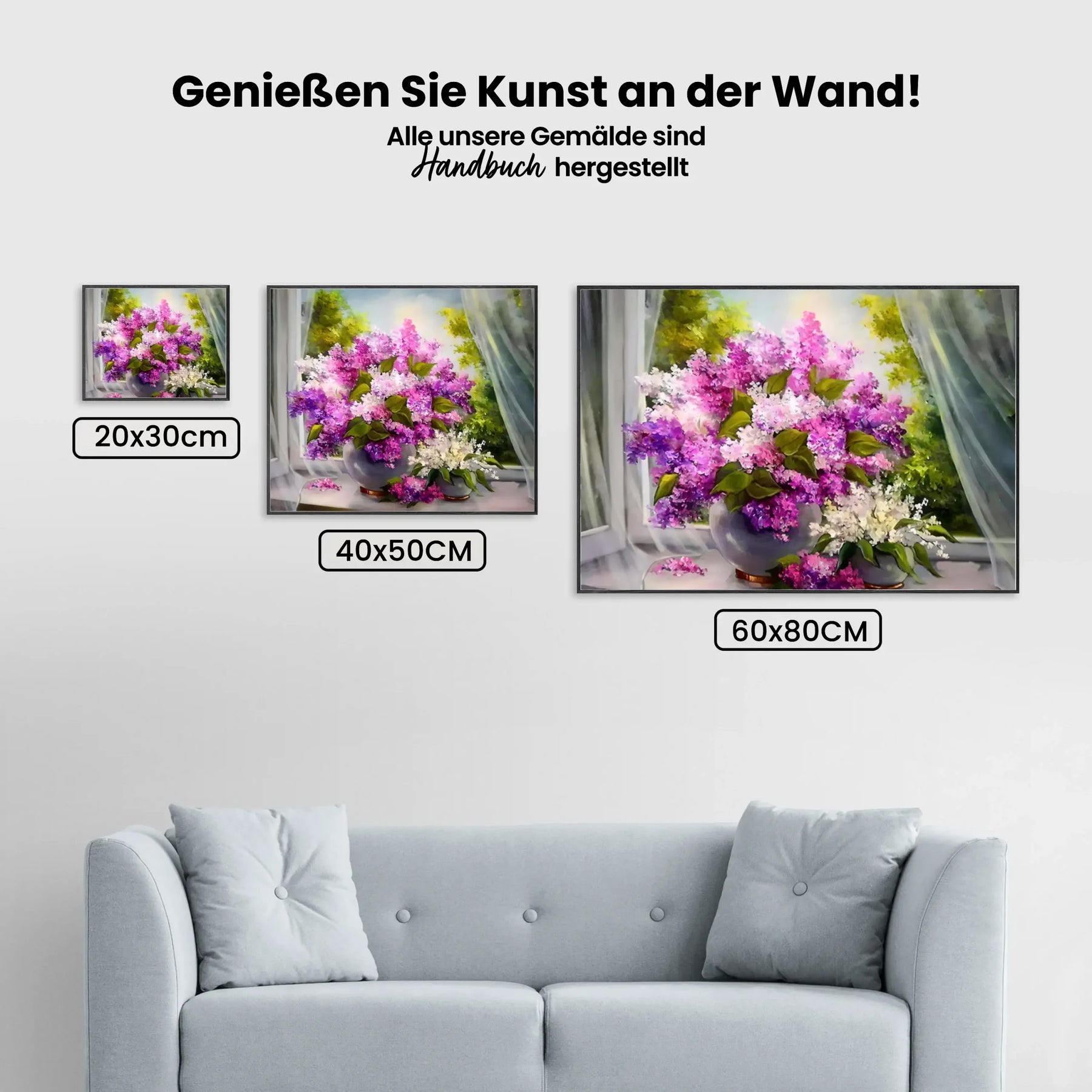 Malen nach Zahlen – Blumenstrauß