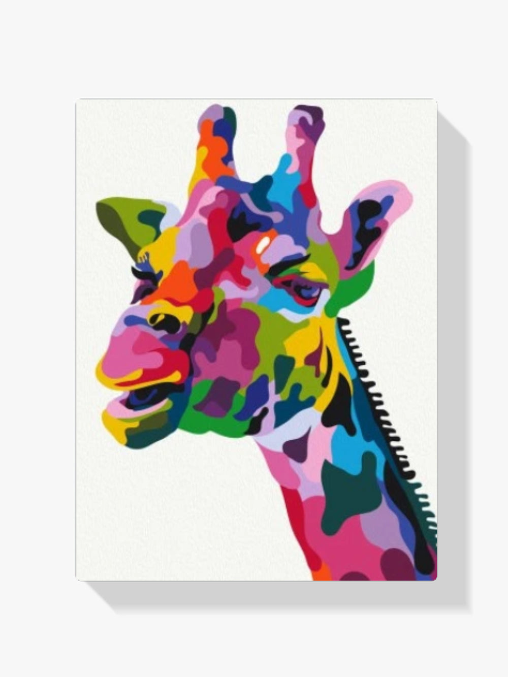 Malen nach Zahlen – Bunte Giraffe