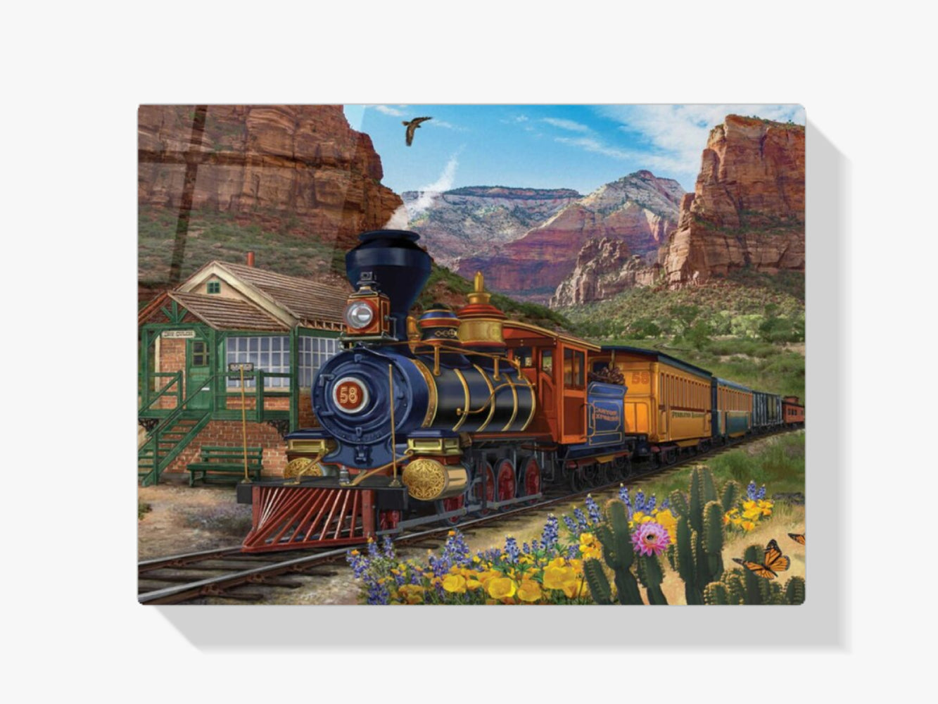 Malen nach Zahlen – Canyon Express