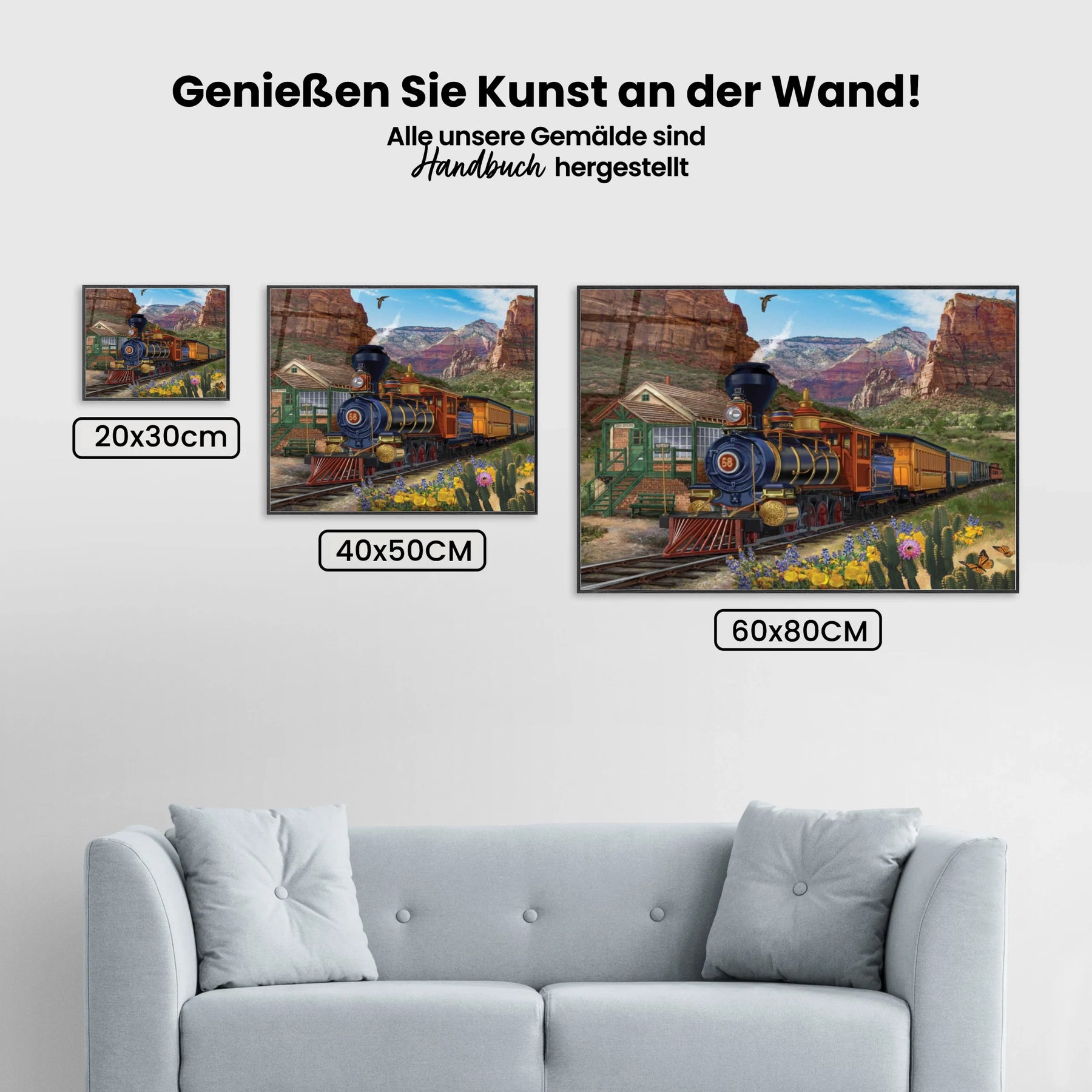 Malen nach Zahlen – Canyon Express