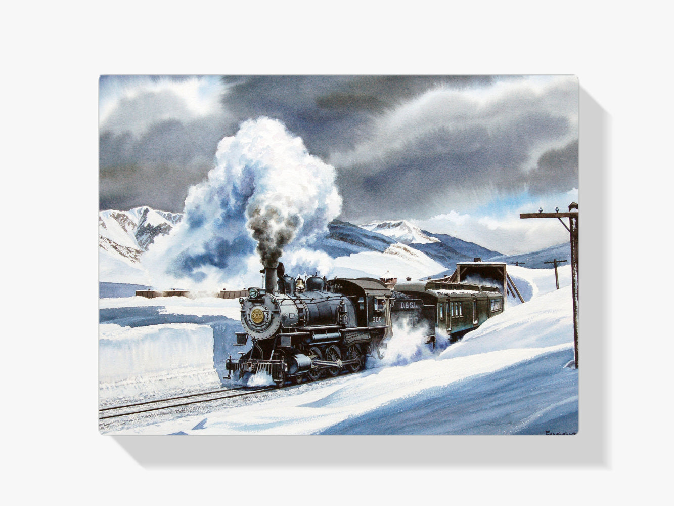 Malen nach Zahlen – Denver und Salt Lake Railroad