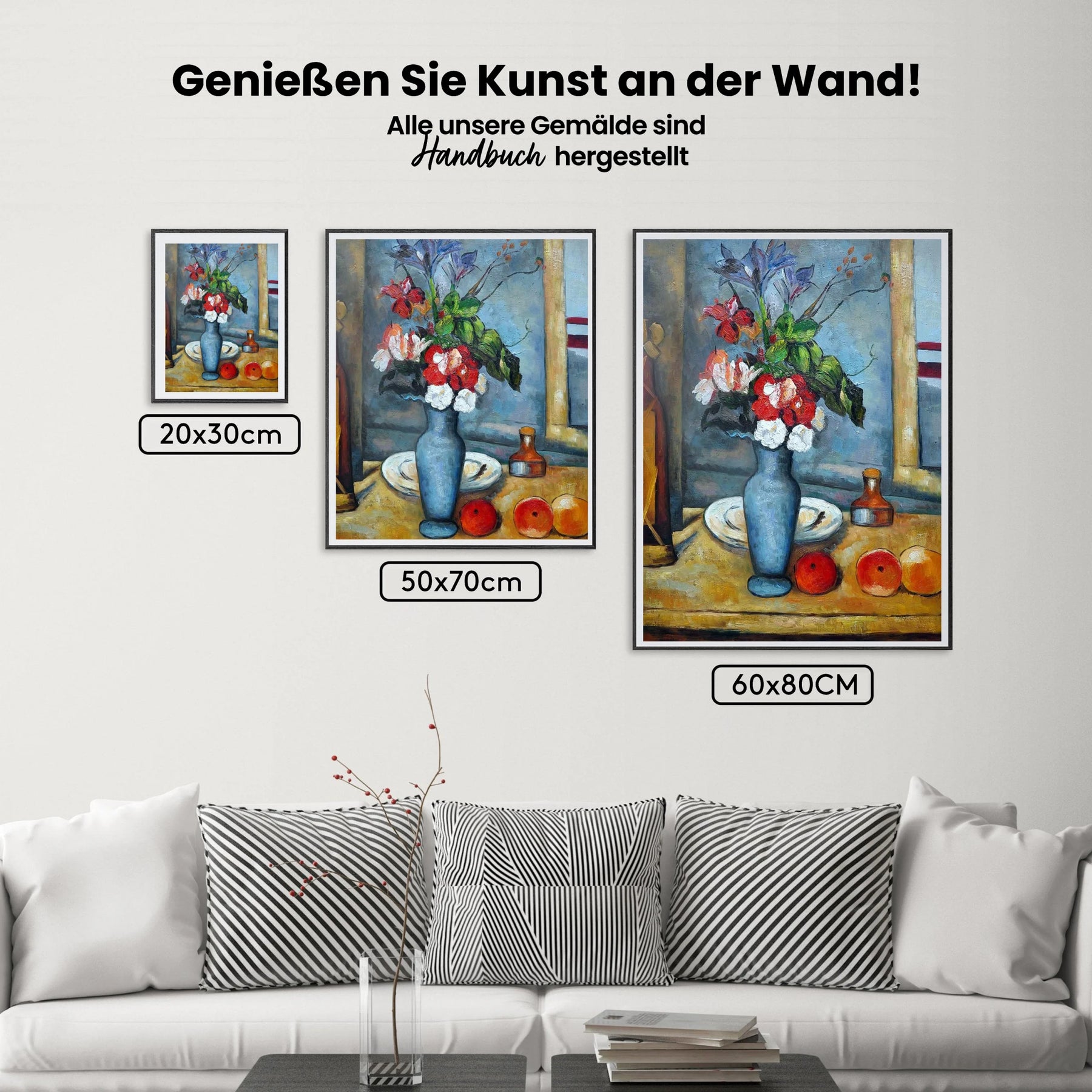 Malen nach Zahlen – Die blaue Vase