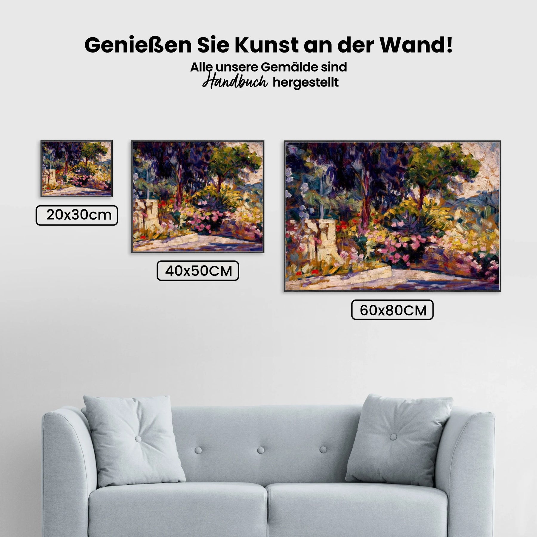Malen nach Zahlen – Die blühende Terrasse