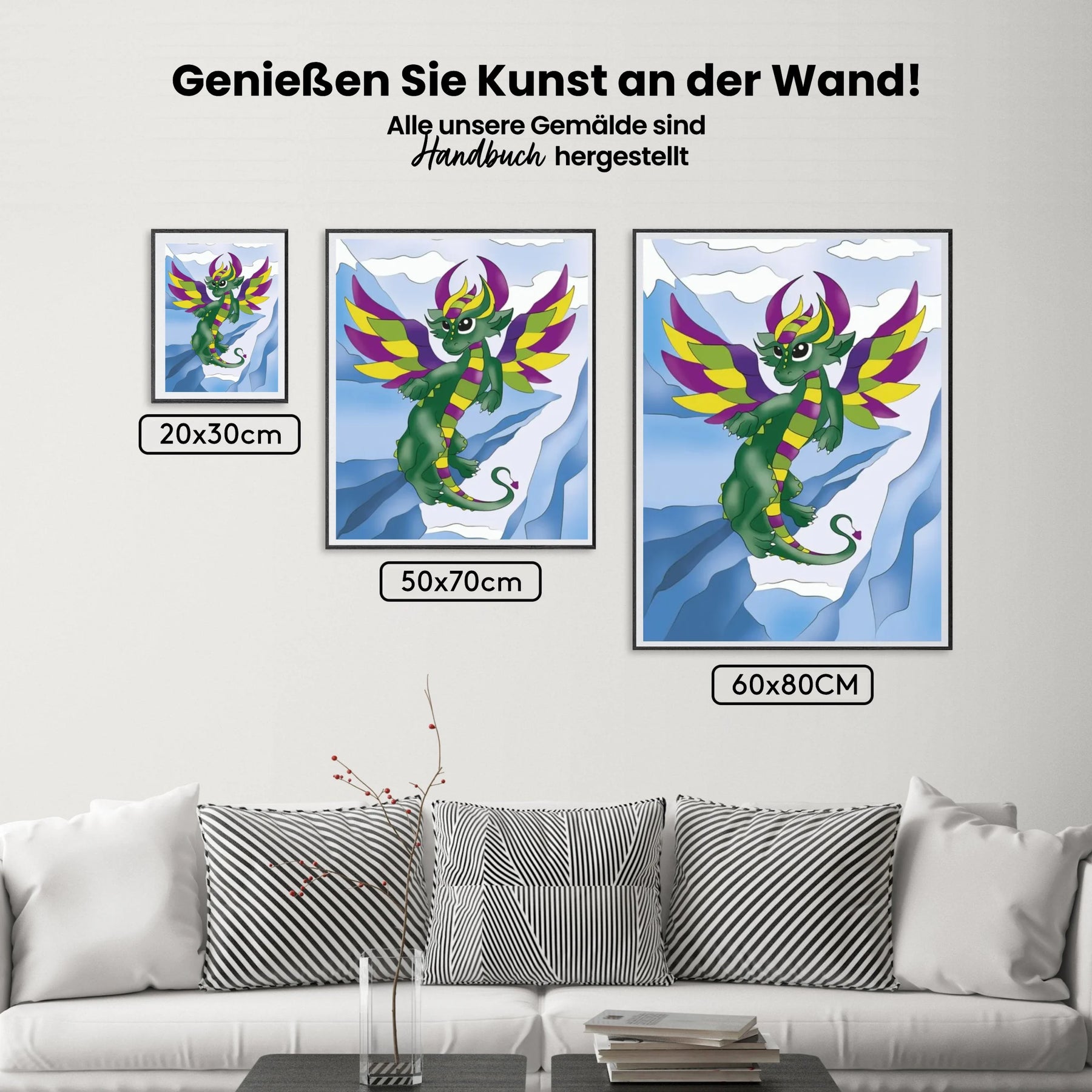 Malen nach Zahlen – Drakosha