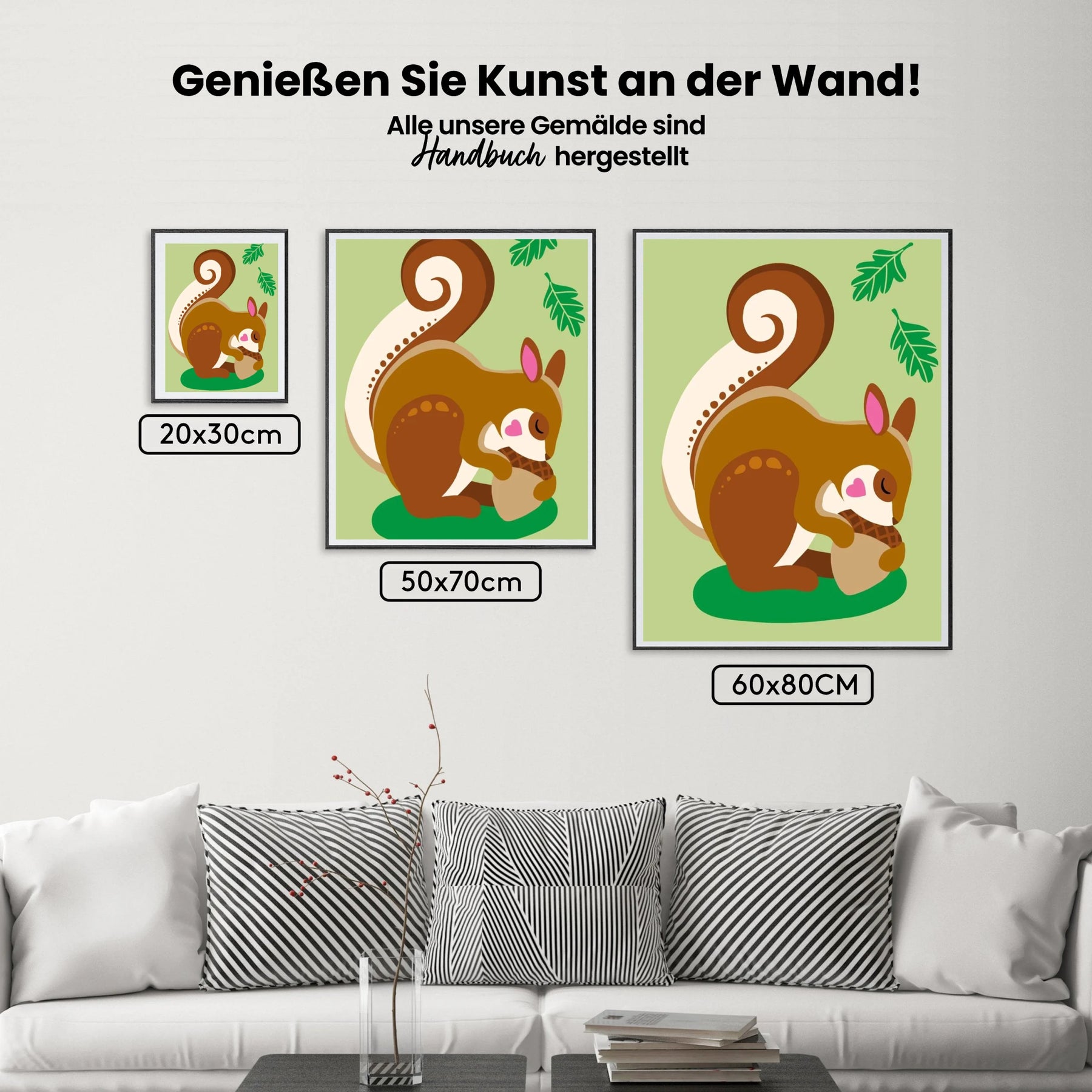 Malen nach Zahlen – Eichhörnchen – Artist’s Edition