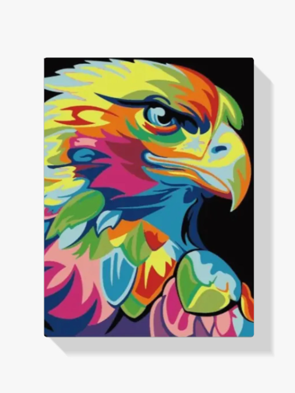 Malen nach Zahlen – Farbiger Adler