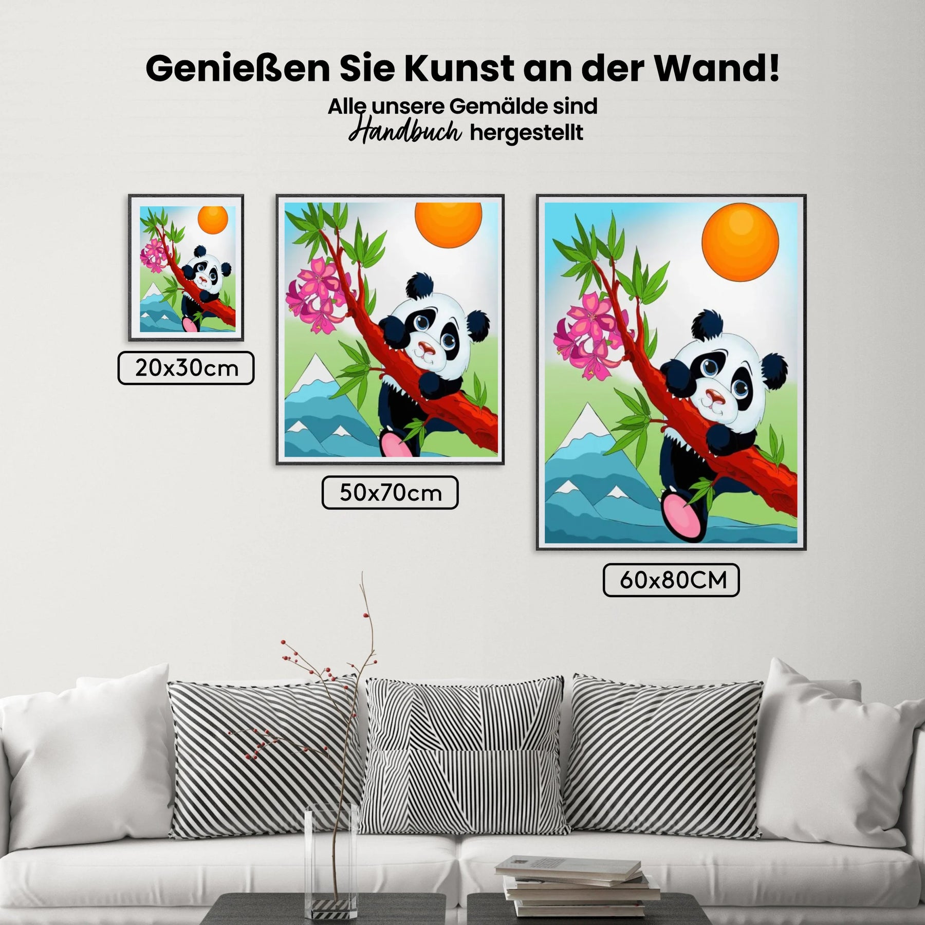 Malen nach Zahlen – Frecher Panda