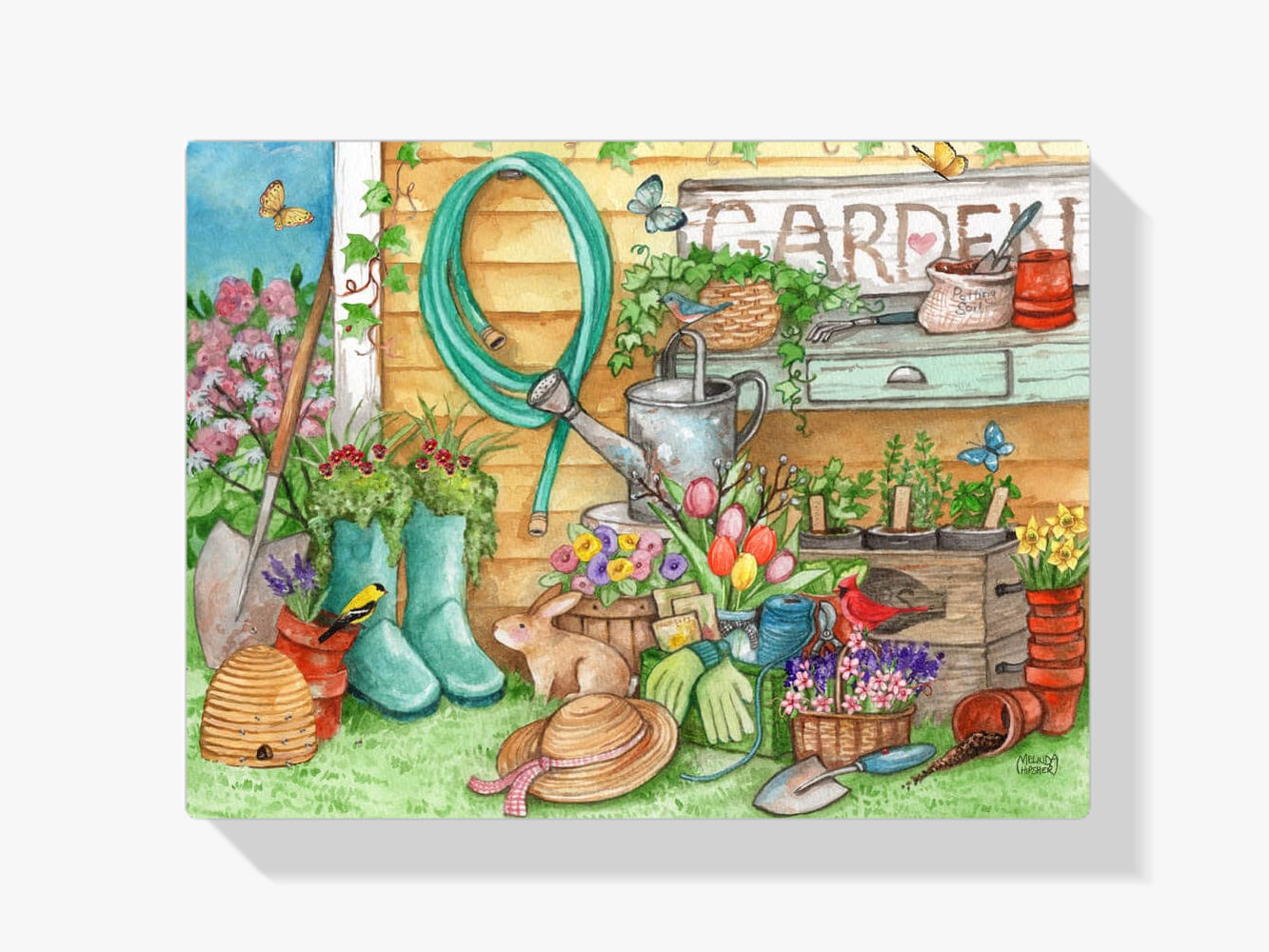 Malen nach Zahlen – Frühling Gartenarbeit