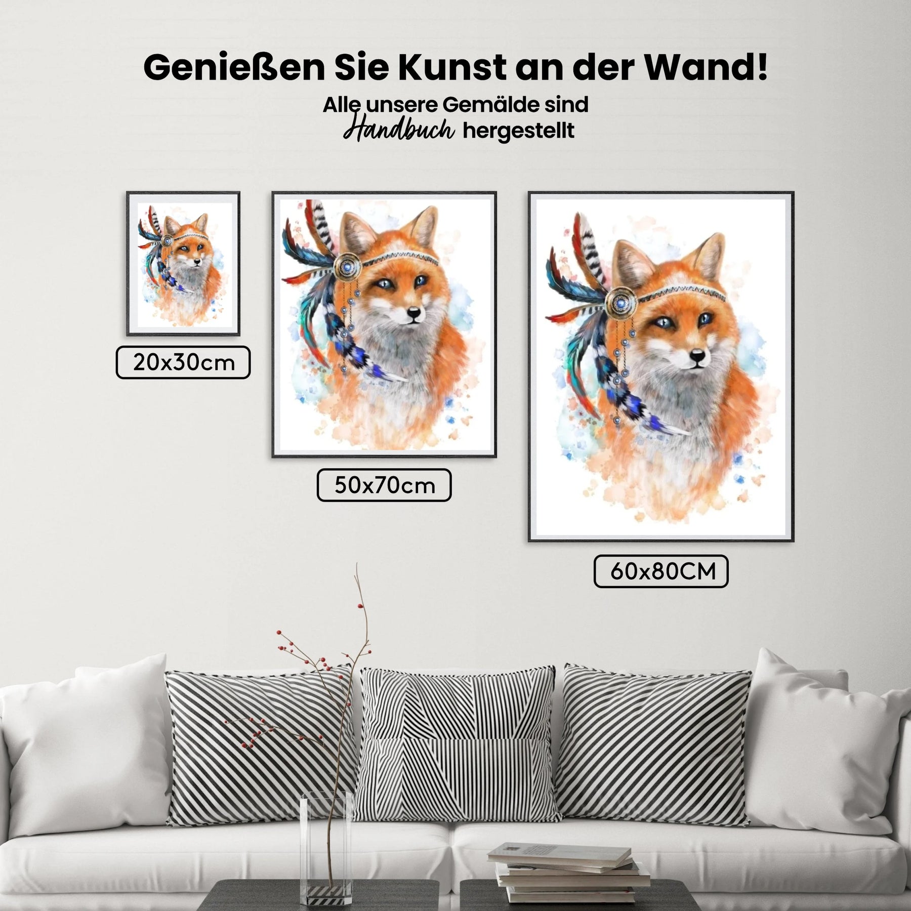 Malen nach Zahlen – Fuchs Traumfänger