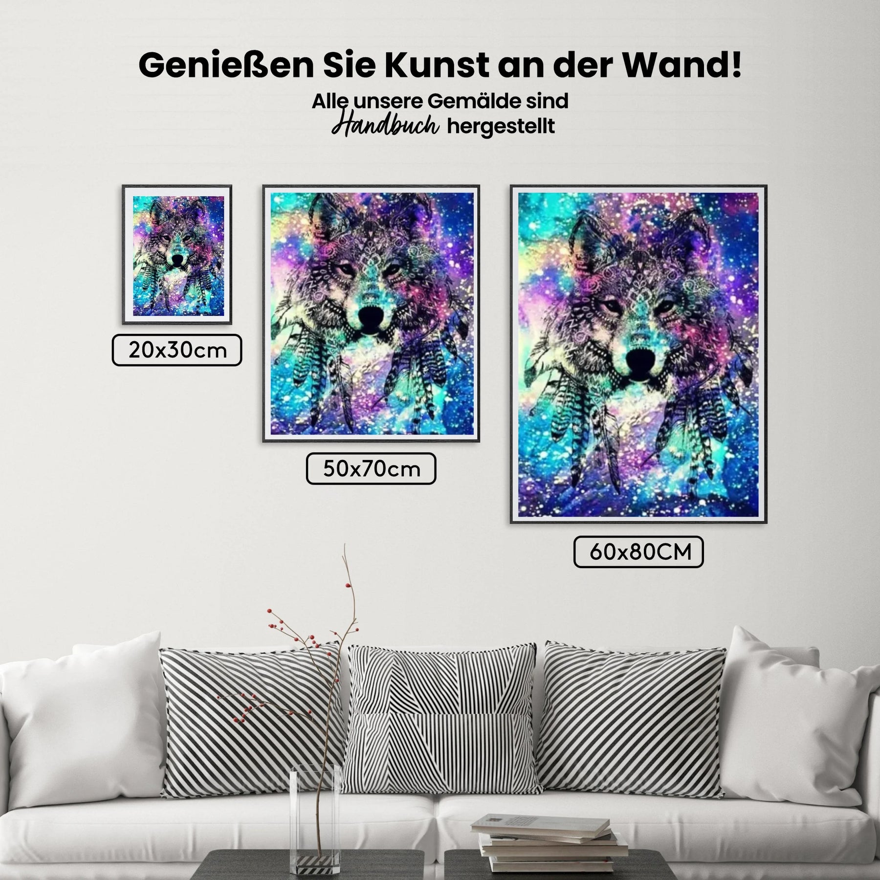 Malen nach Zahlen – Galaxie Wolf