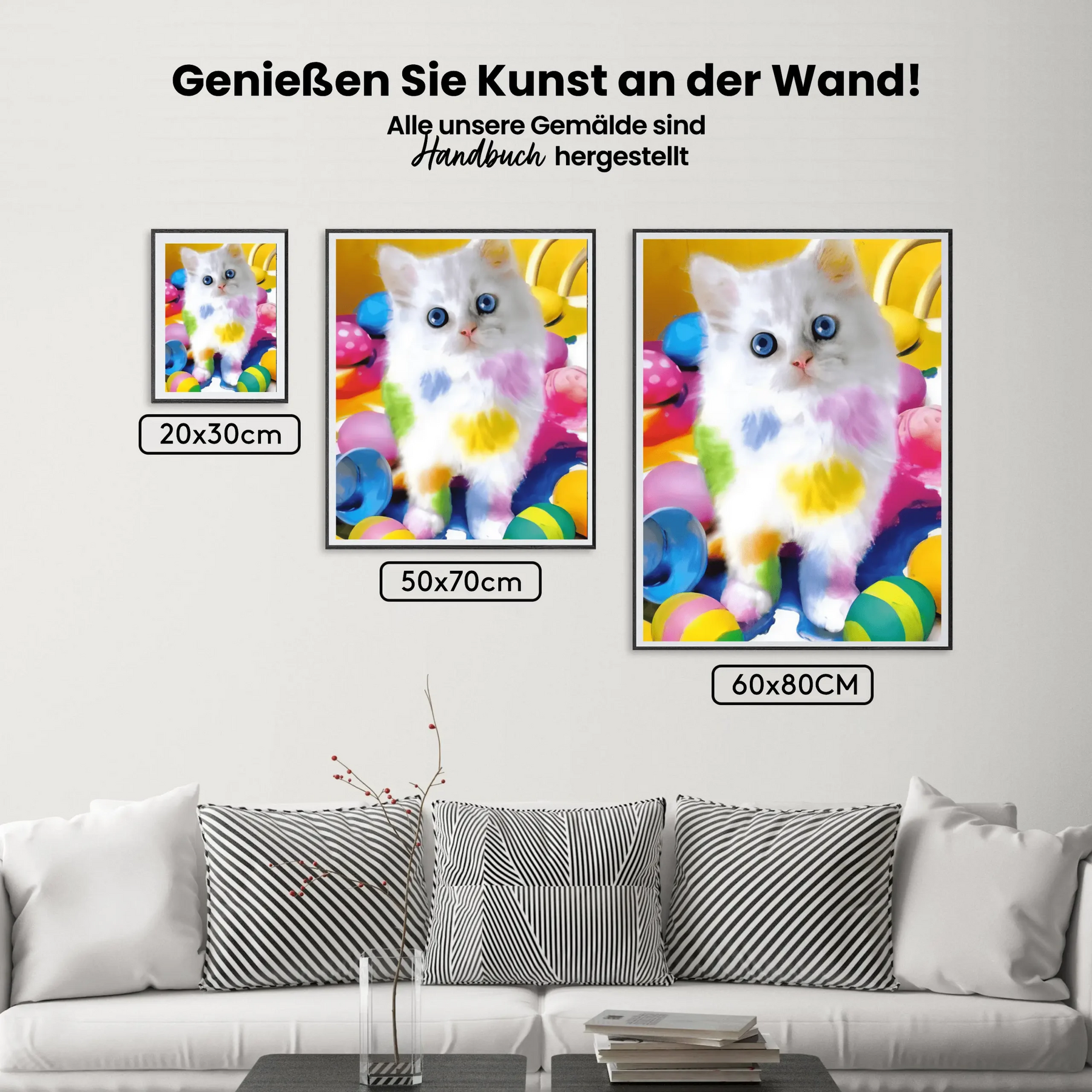 Malen nach Zahlen – Gefleckte Katze