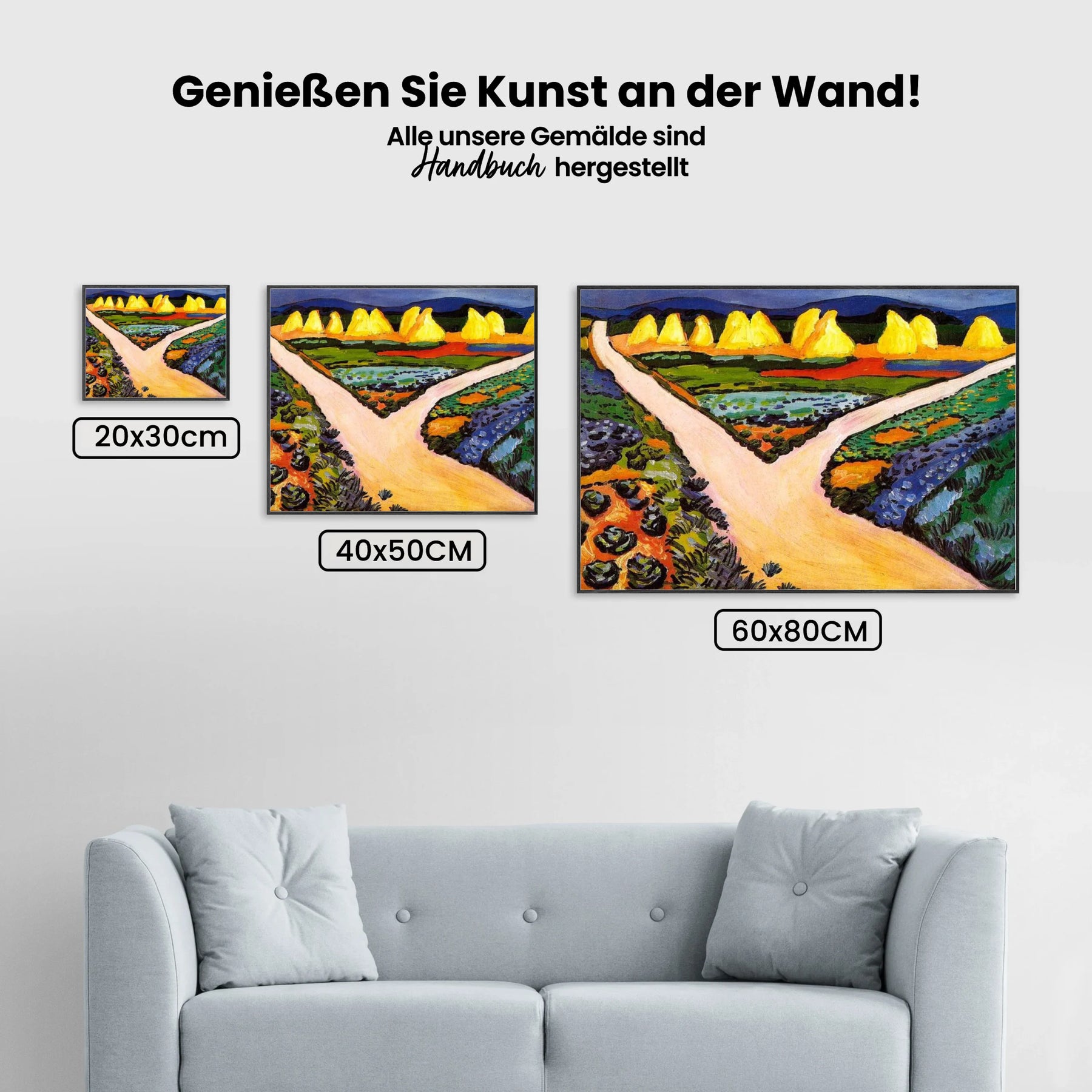 Malen nach Zahlen – Gemüse Felder