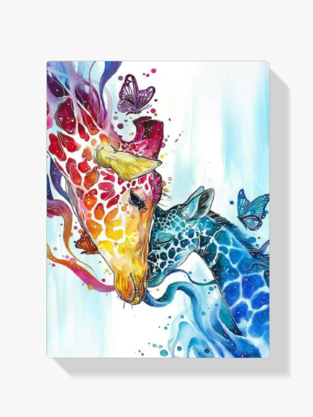 Malen nach Zahlen – Giraffe Mutterliebe