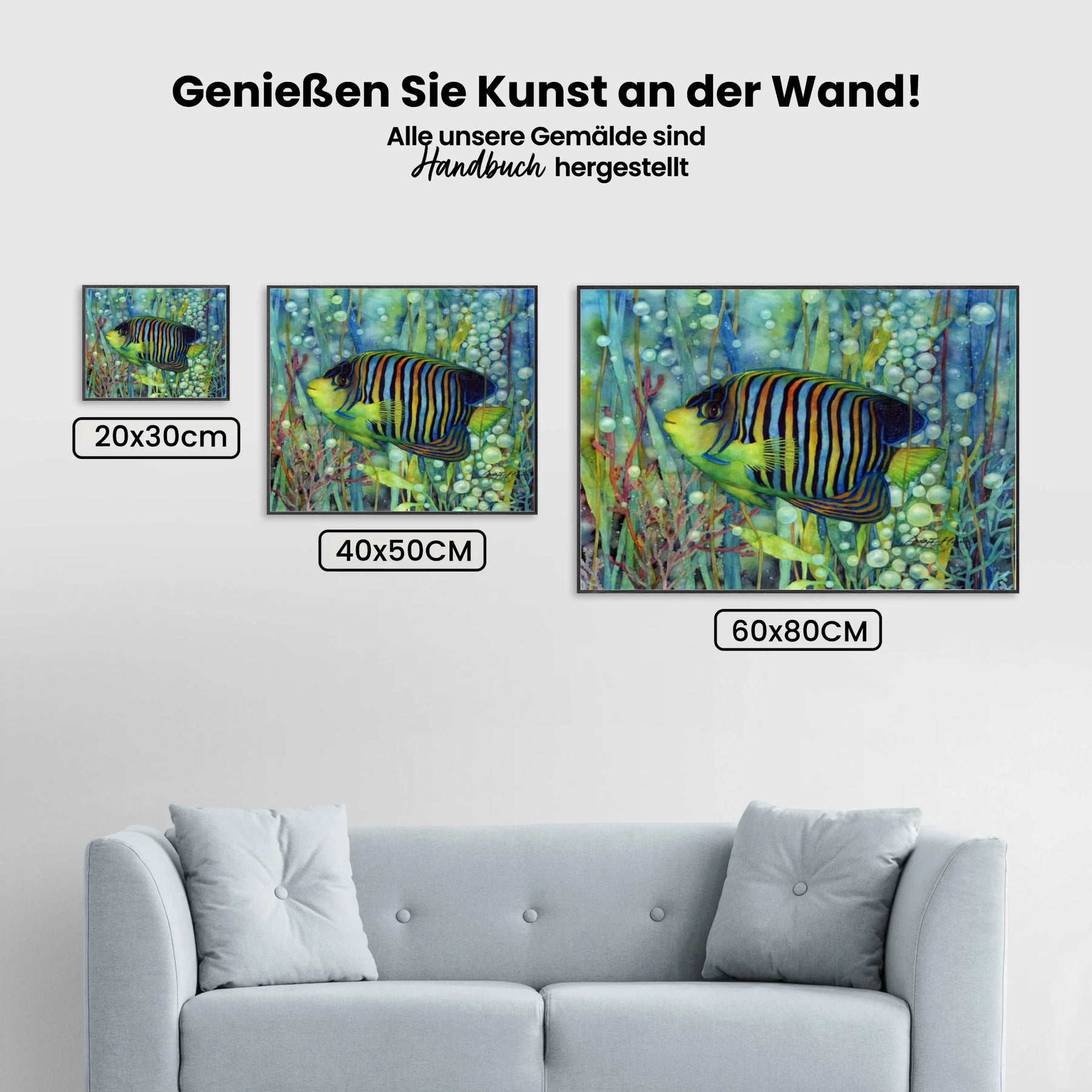 Malen nach Zahlen – Kaiserfisch