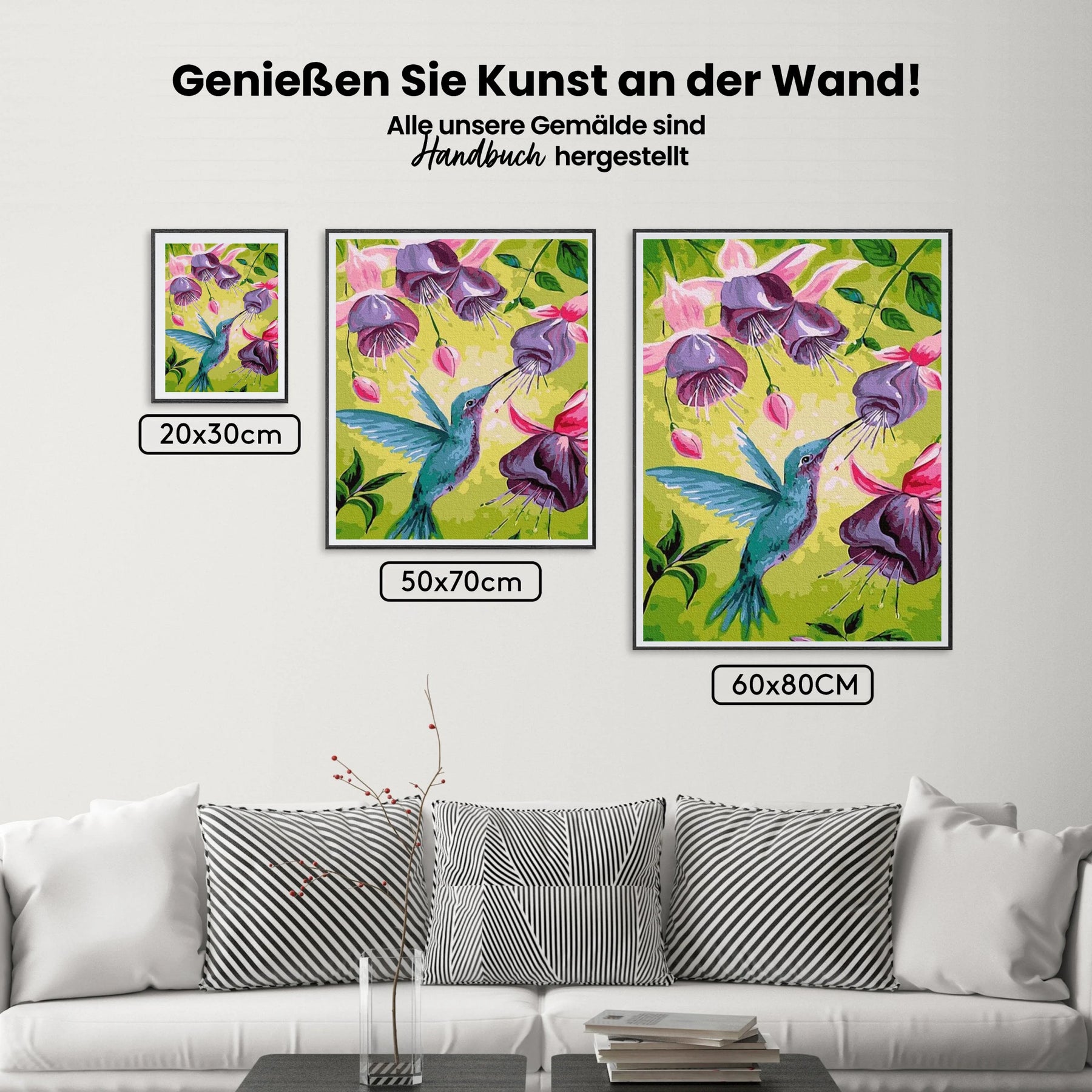 Malen nach Zahlen – Kolibri