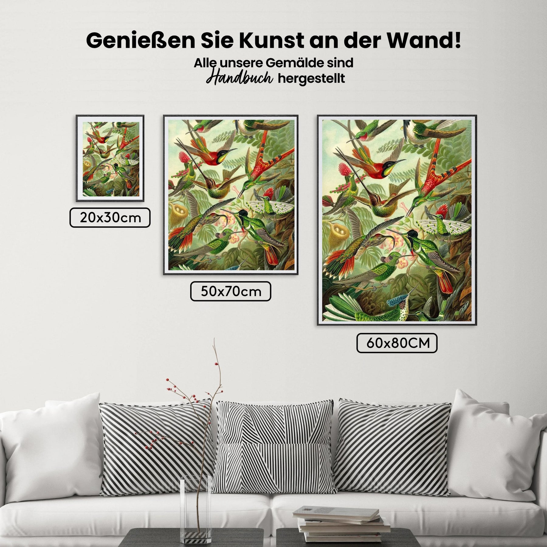 Malen nach Zahlen – Kolibris