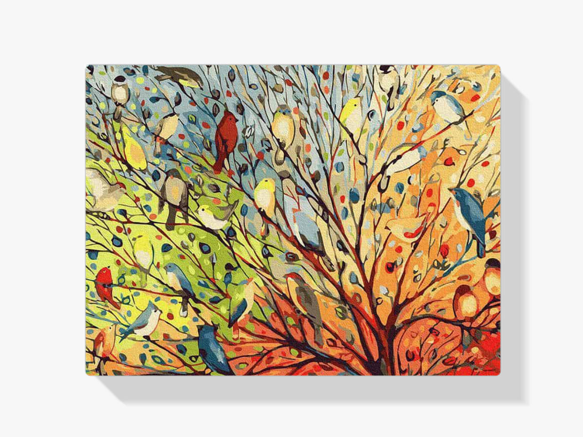 Malen nach Zahlen – Lustiges Treffen