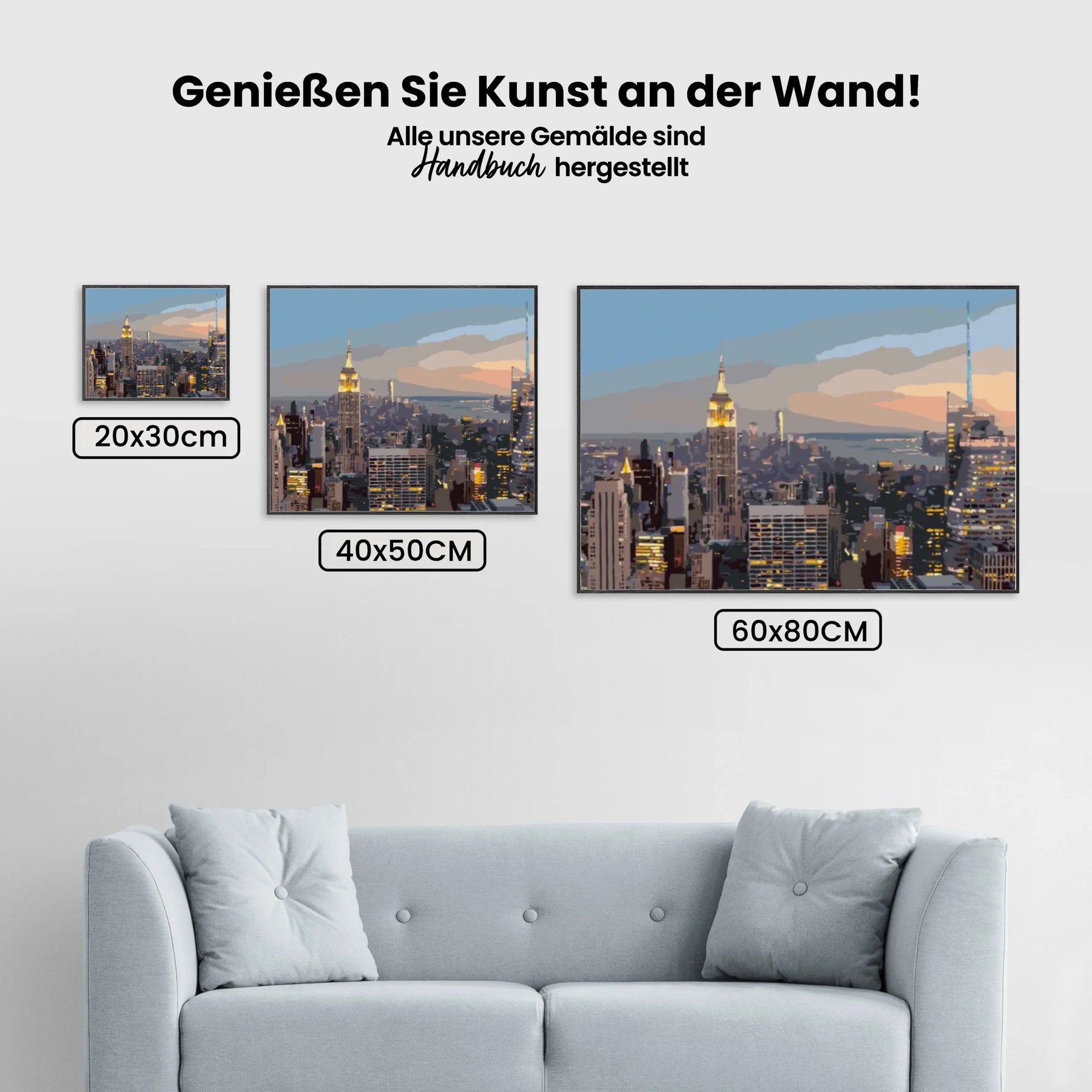 Malen nach Zahlen – Manhattan Skyline – New York