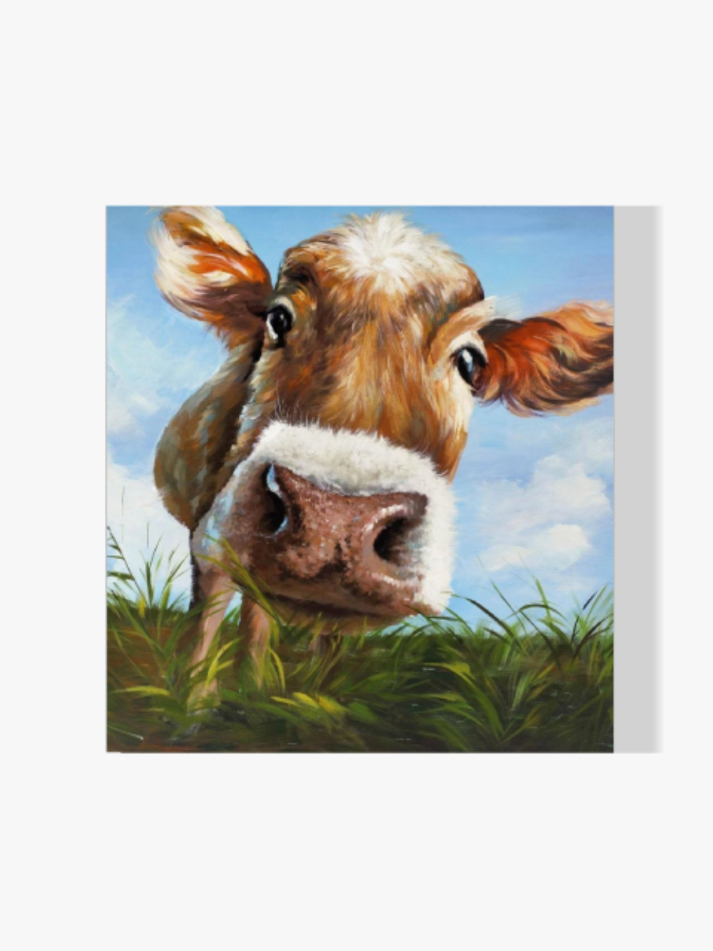 Malen nach Zahlen – Niedliche Kuh