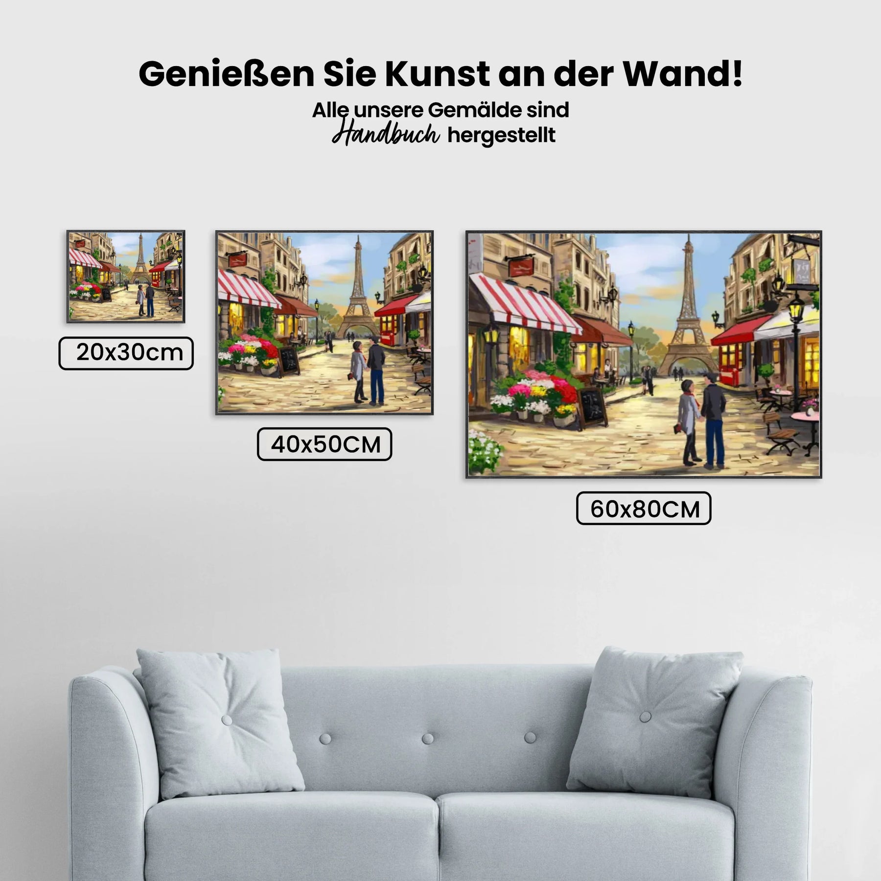 Malen nach Zahlen – Pariser Straße