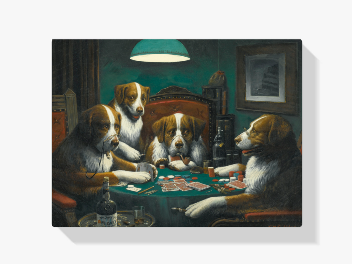 Malen nach Zahlen – Pokerspiel (1894)