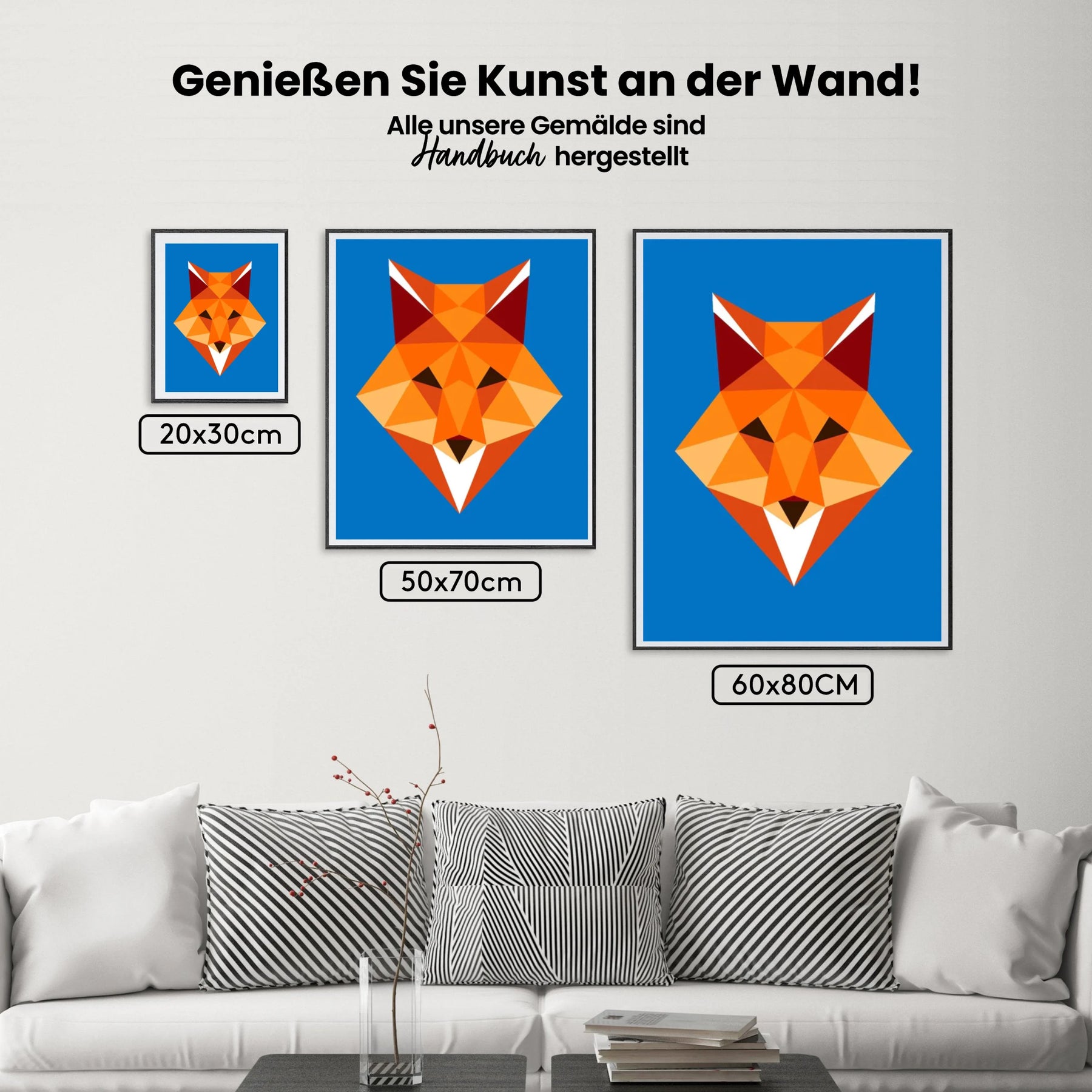 Malen nach Zahlen – Polygon-Fuchs