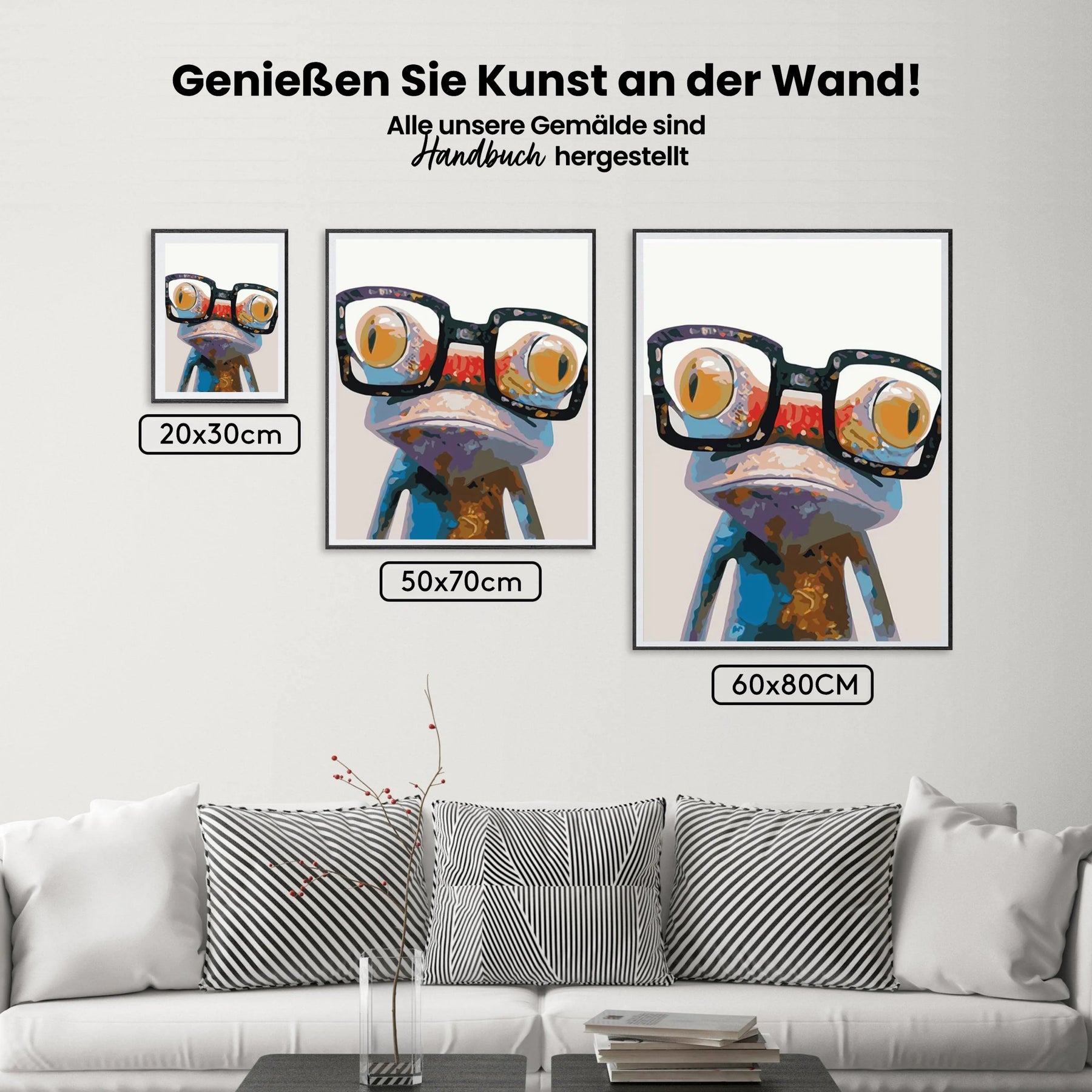 Malen nach Zahlen – Puppenfrosch