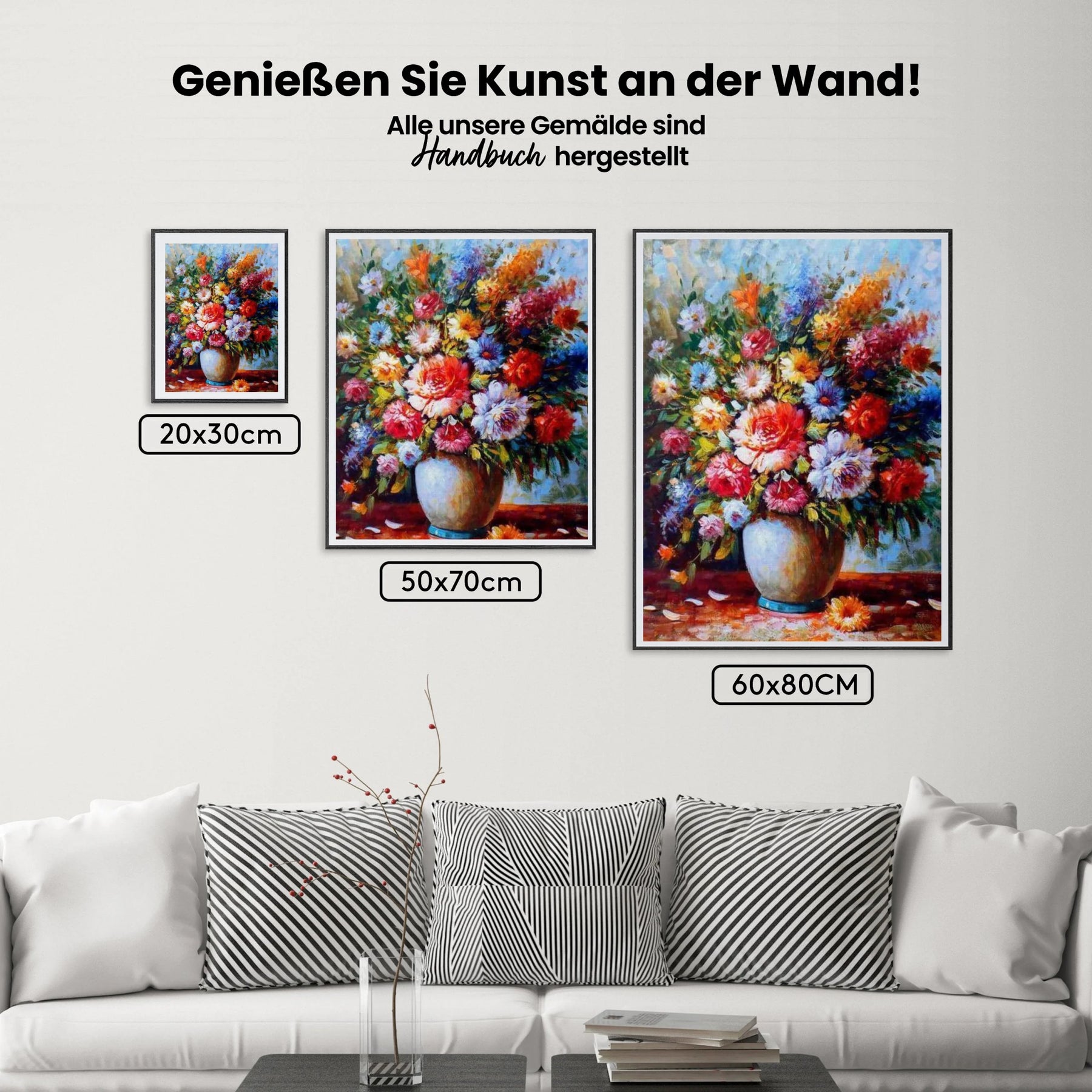 Malen nach Zahlen – Schöner Blumenstrauß