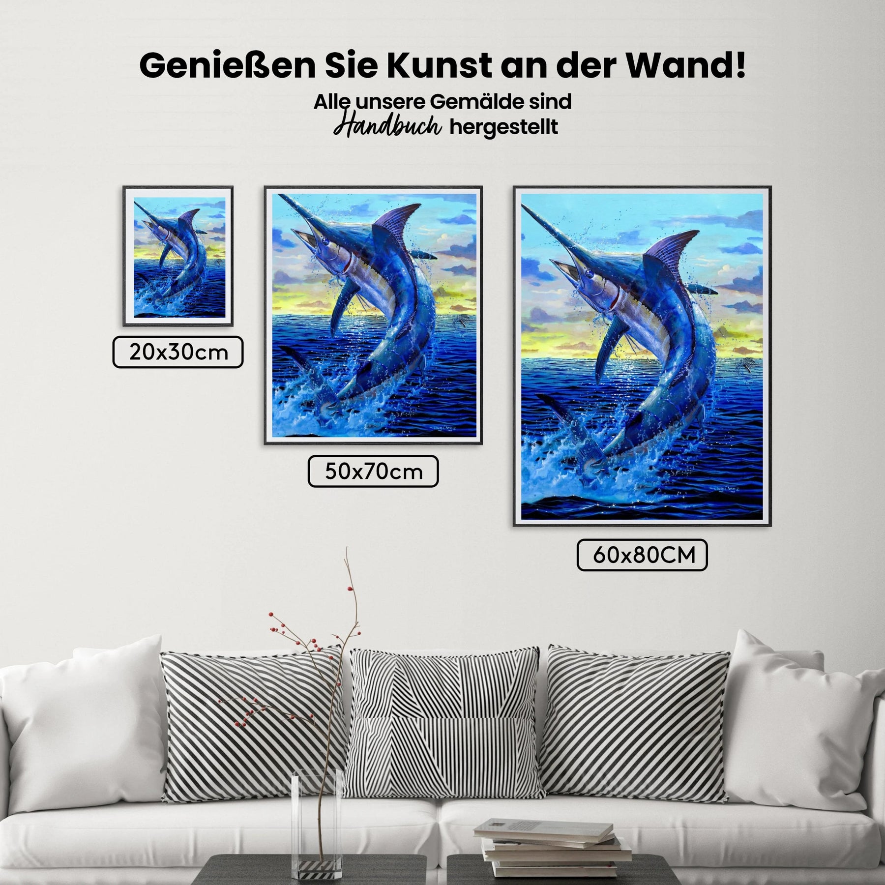 Malen nach Zahlen – Schwertfisch