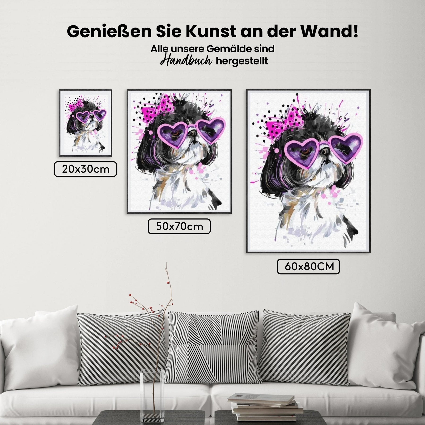 Malen nach Zahlen – Shih Tzu-Dame