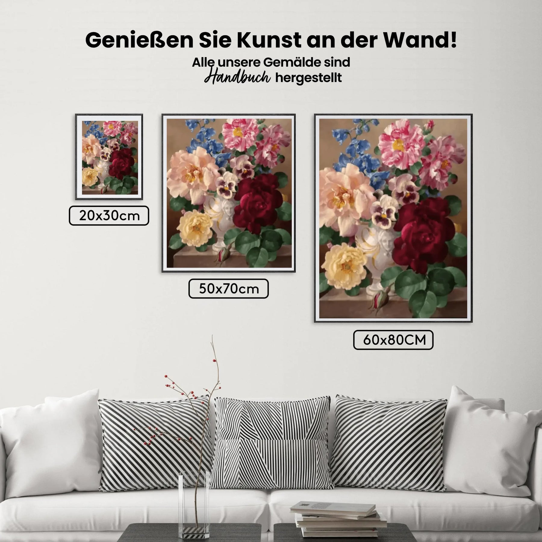 Malen nach Zahlen – Stillleben Blumen